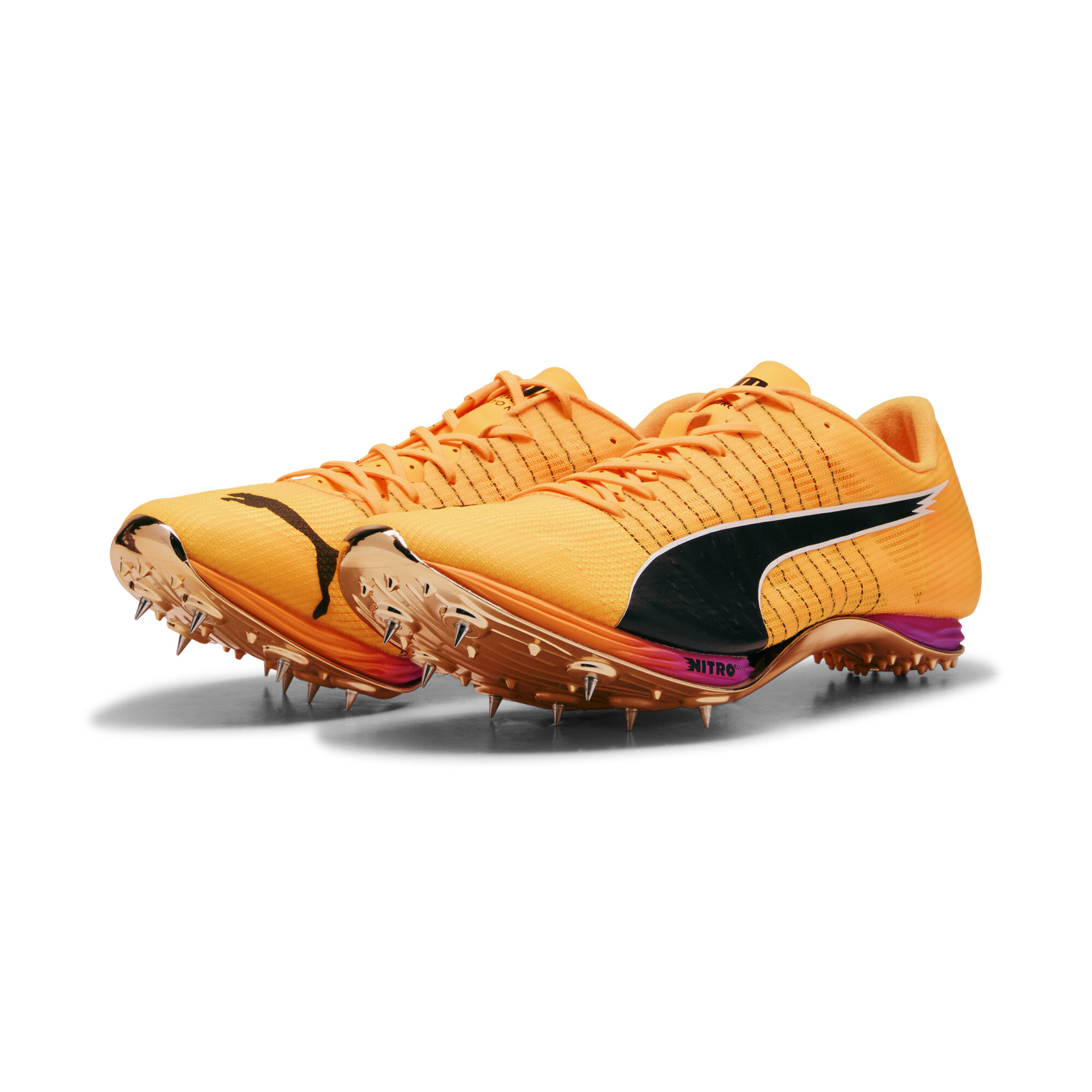 PUMA evoSPEED 400 NITROâ¢ Elite 2 Spikes uniseks, Zwart, Maat 38,5 thumbnail 6
