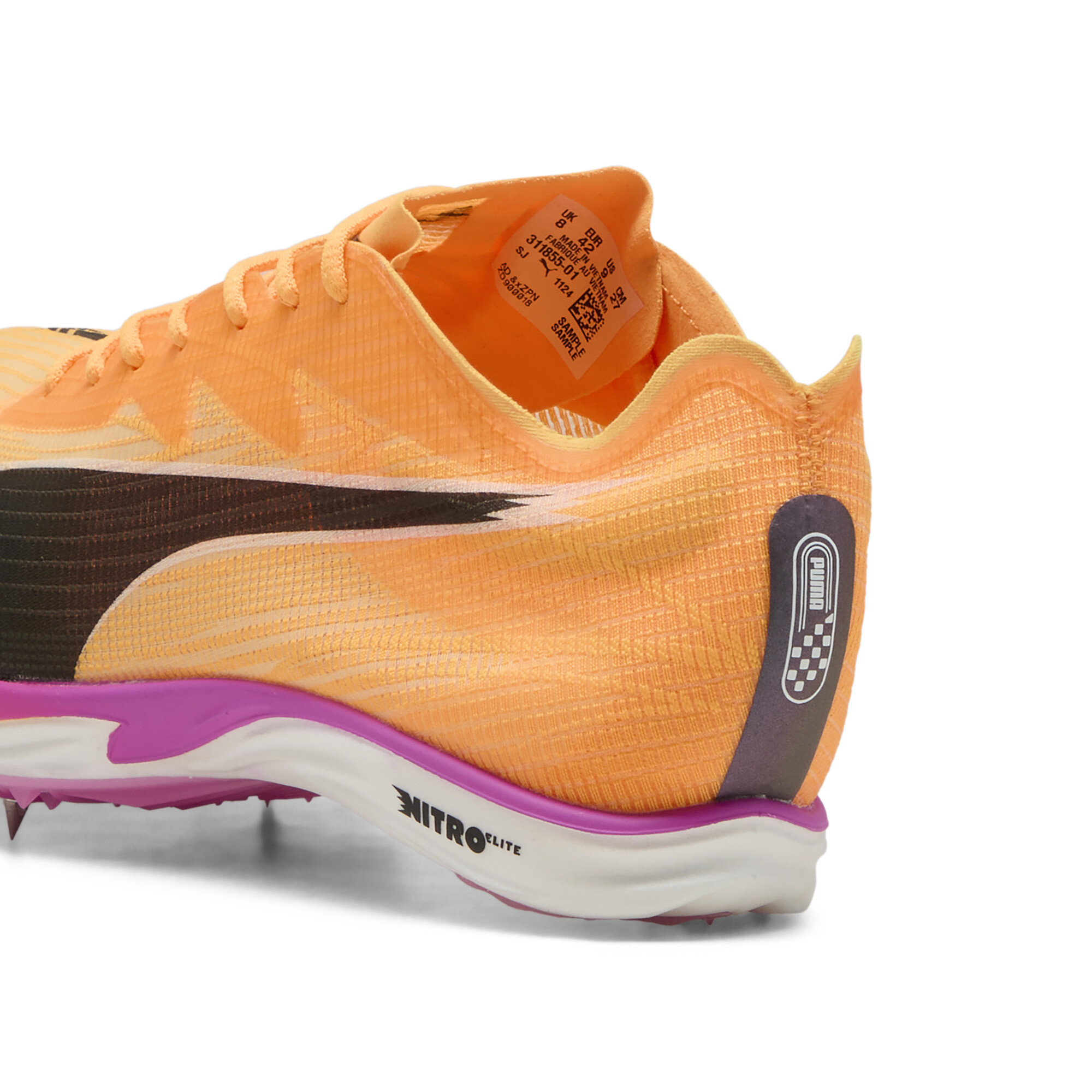 PUMA Mid Distance NITROâ¢ Elite 3 Spikes uniseks, Zwart, Maat 37 thumbnail 5