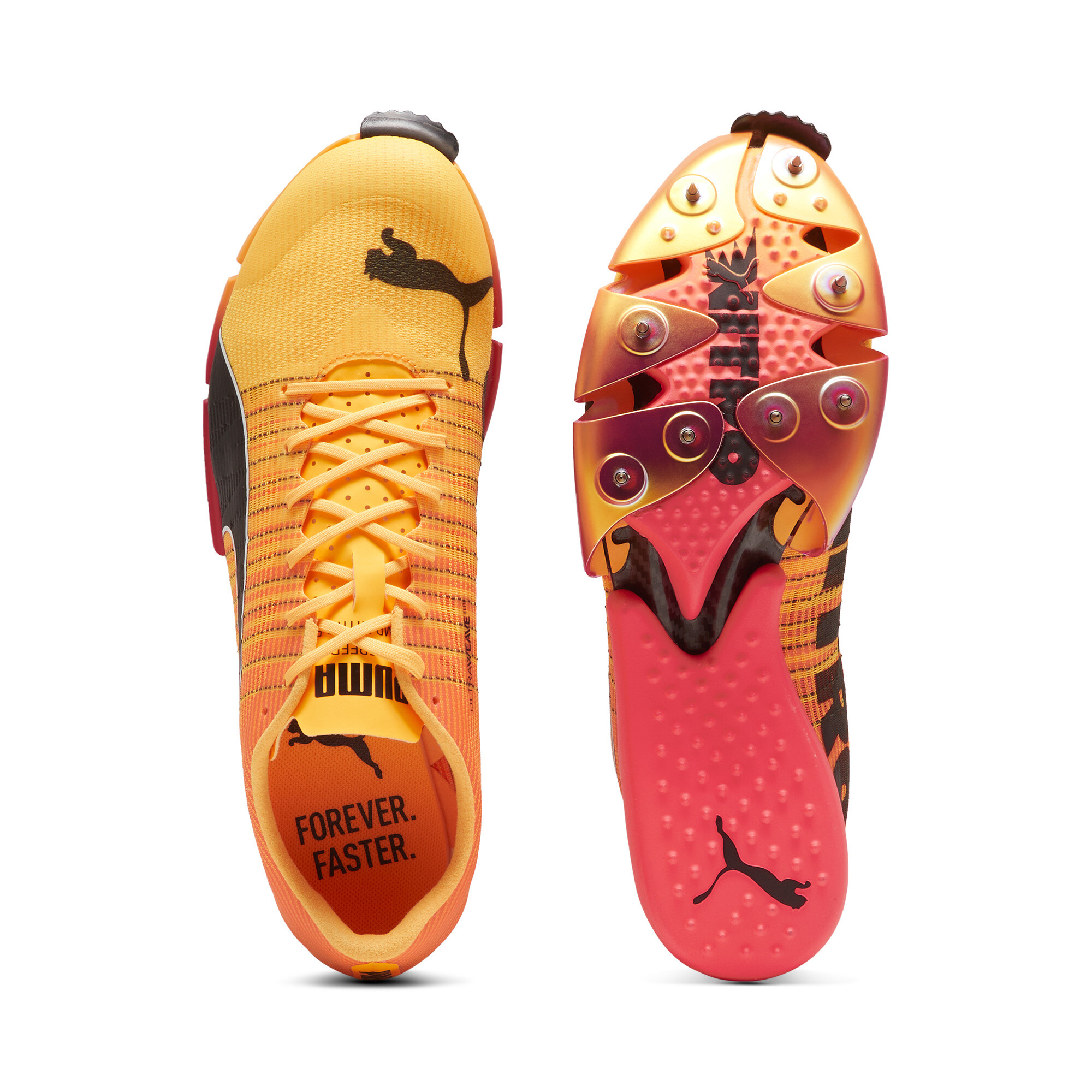 PUMA evoSPEED NAIO Jump NITROâ¢ Elite spikes voor Heren, Zwart, Maat 42,5 thumbnail 4