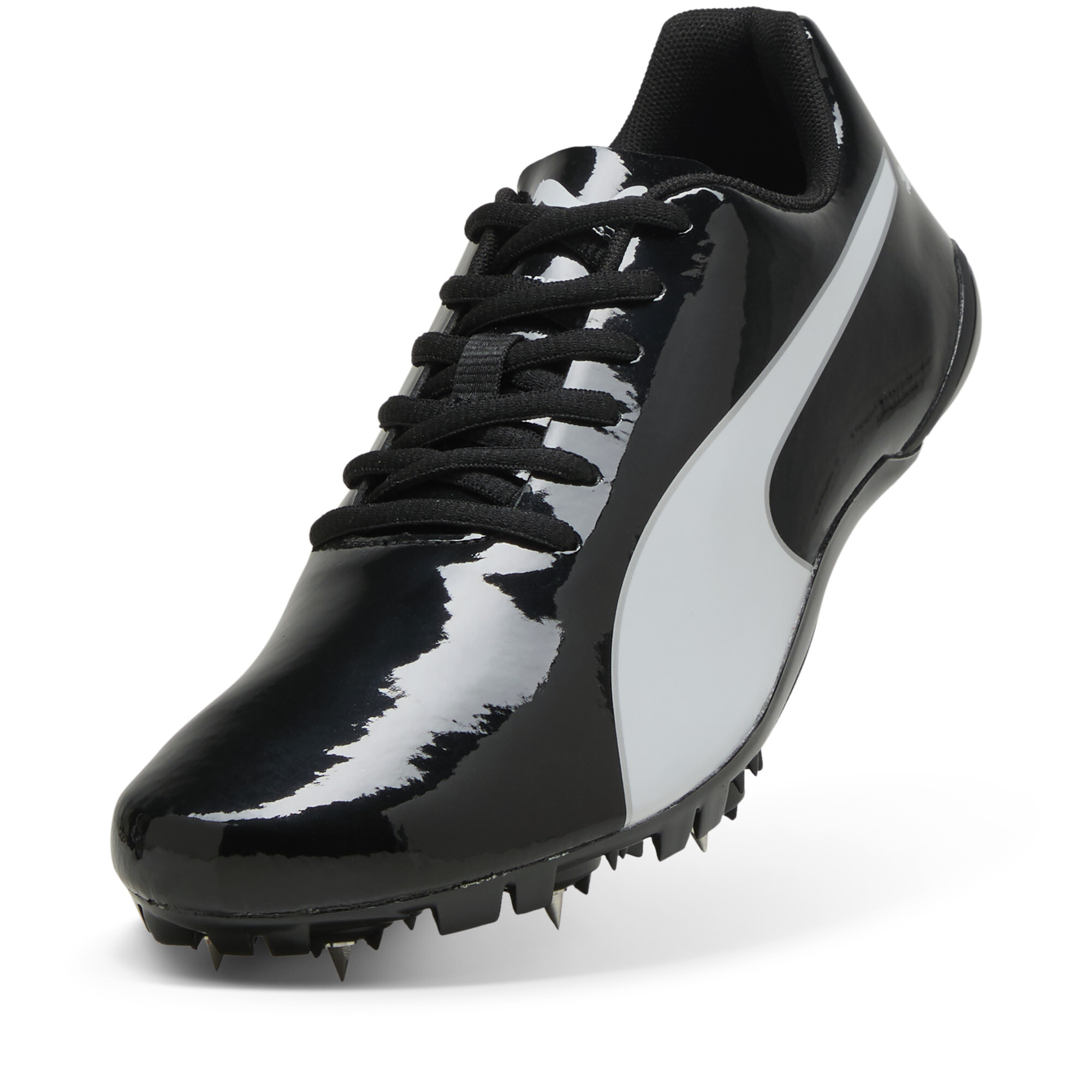 PUMA evoSPEED Prep Sprint 3.5 hardloopschoenen, Zwart/Wit/Zilver, Maat 44 thumbnail 2