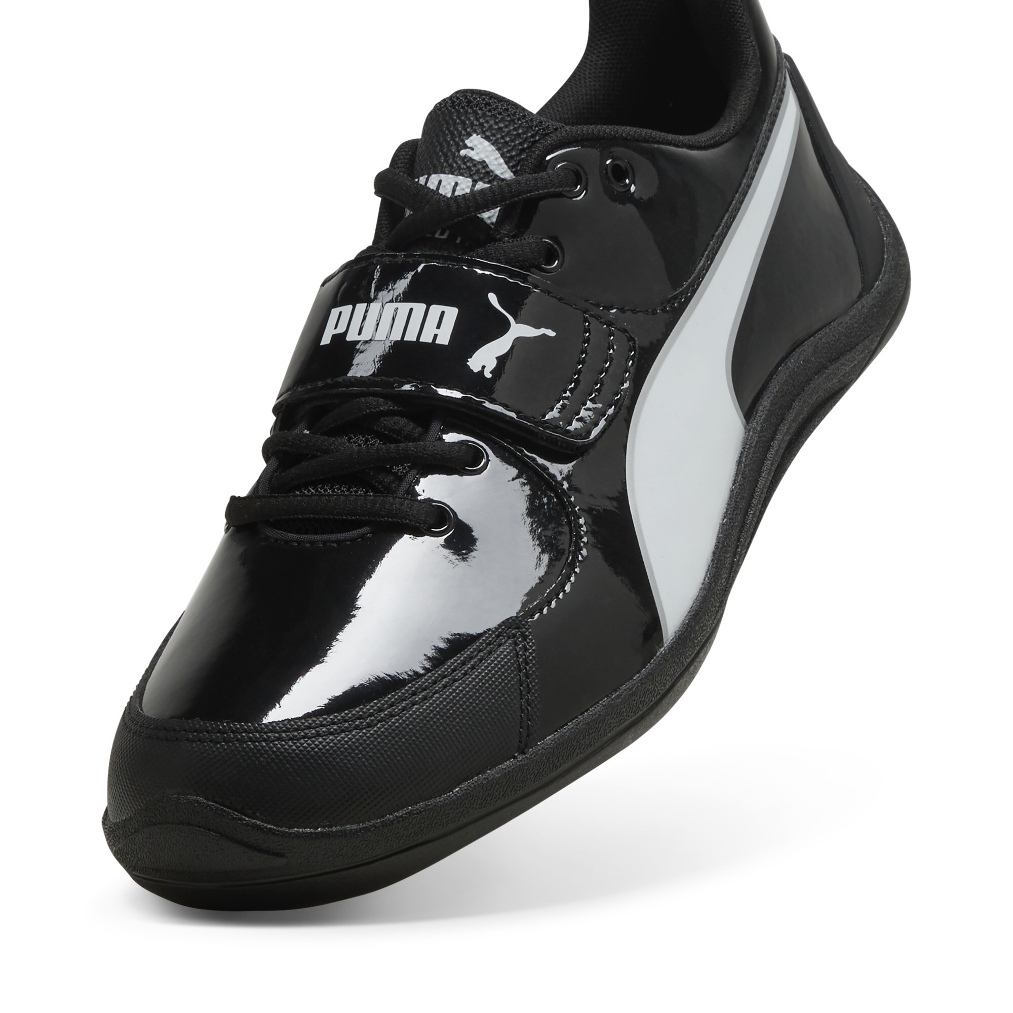 PUMA evoSPEED Throw 10.5 unisex schoenen, Zwart/Wit, Maat 47 thumbnail 2