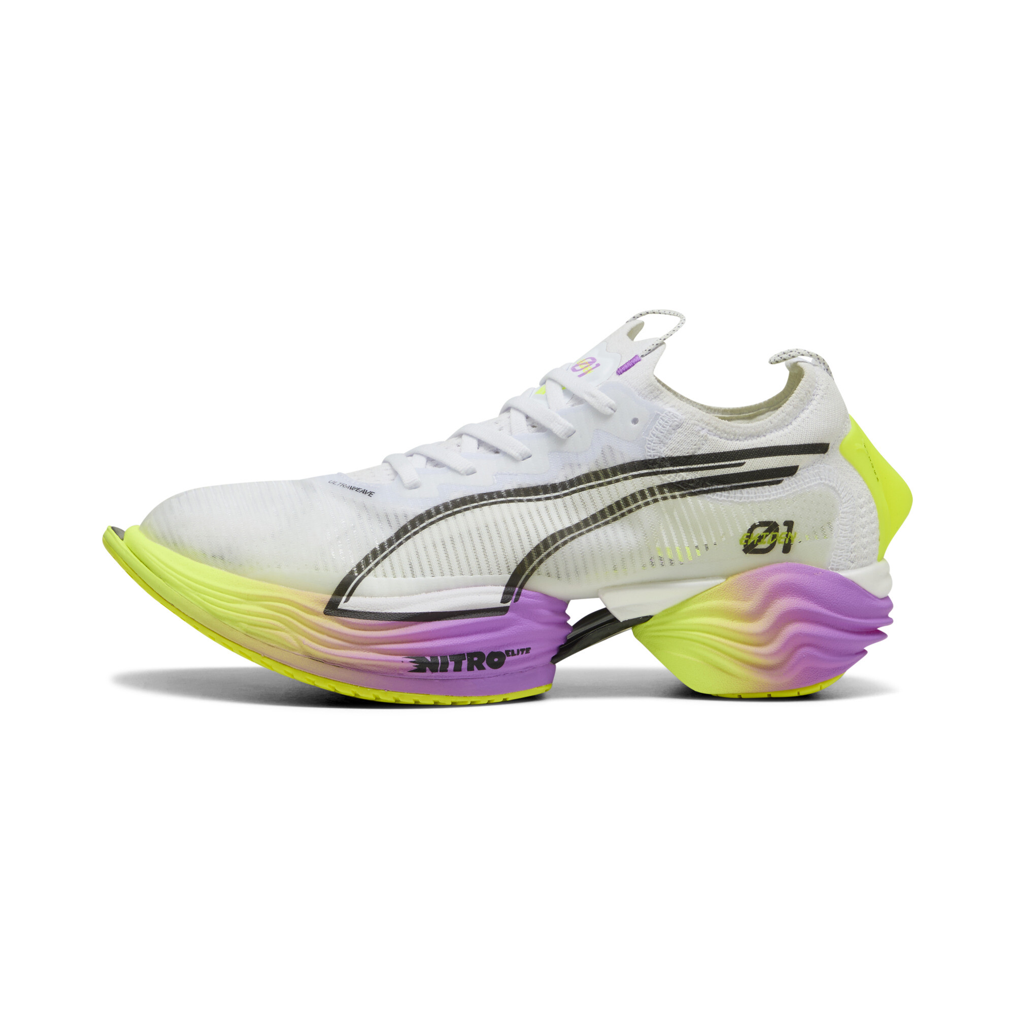 Men's Puma FAST-R NITRO™ Elite 2 Ekiden Glow Running Shoes, White, Size 41, Shoes