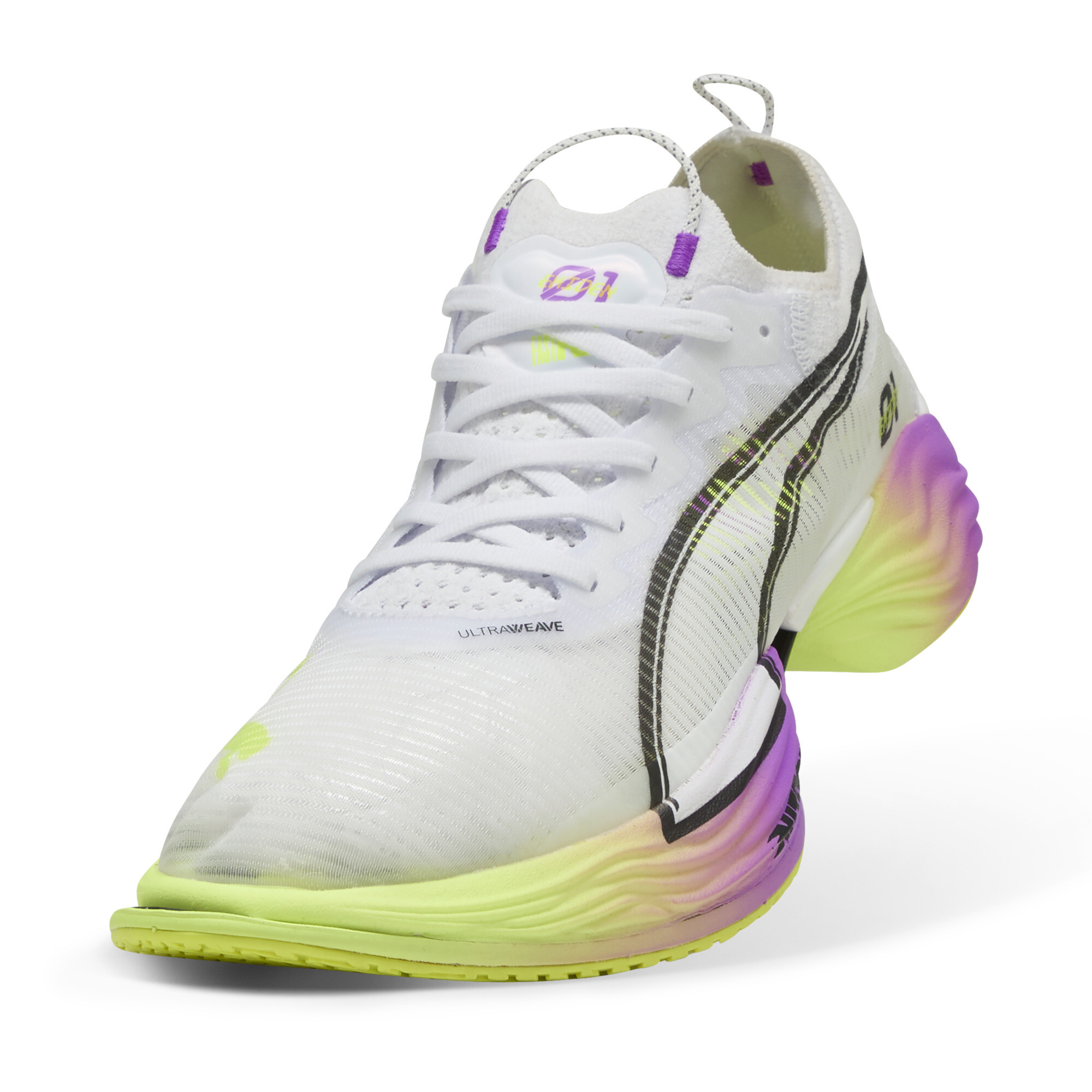 PUMA FAST-R NITRO™ Elite 2 Ekiden Glow hardloopschoenen, Wit/Geel