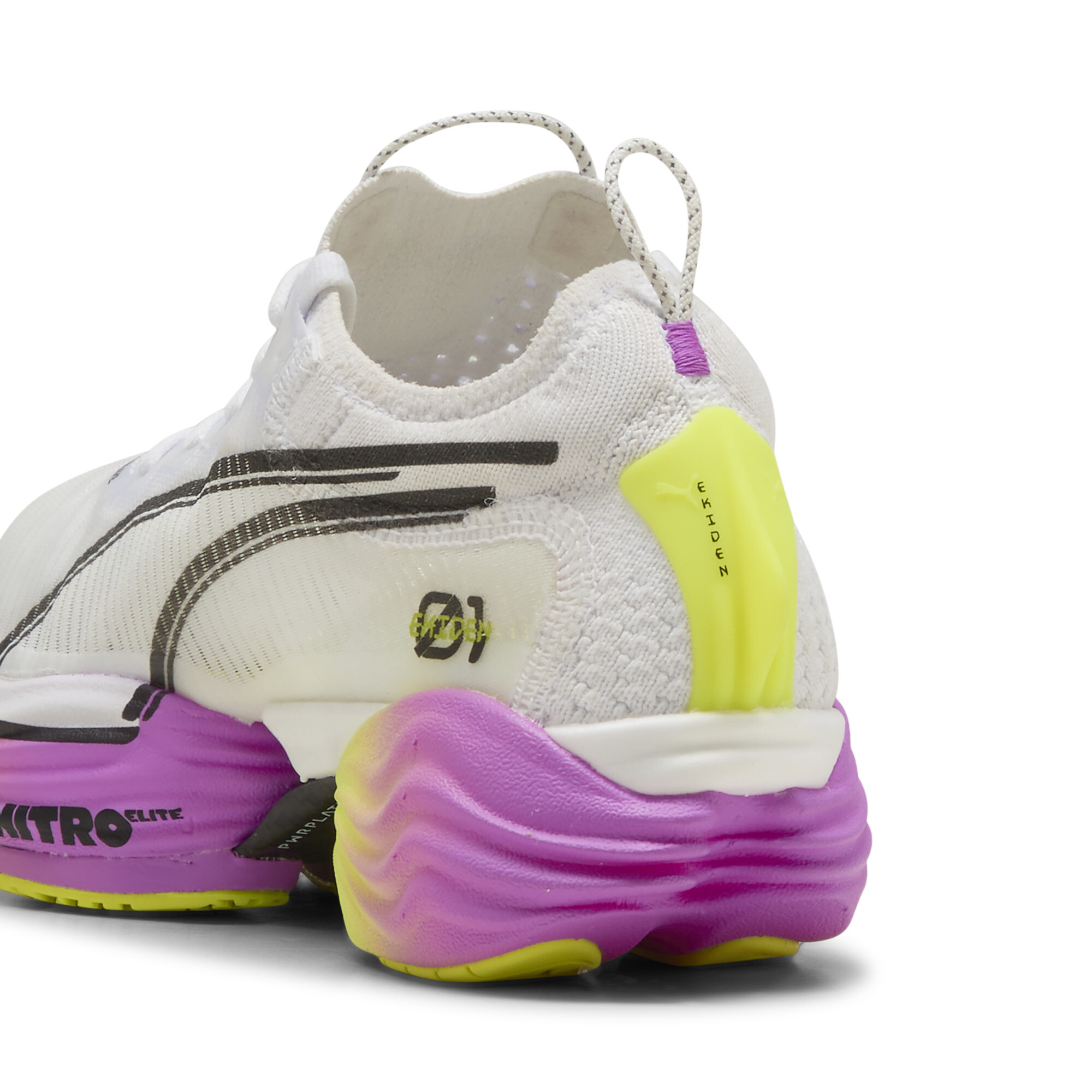 Women's Puma FAST-R NITRO™ Elite 2 Ekiden Glow Running Shoes, White, Size 39, Shoes