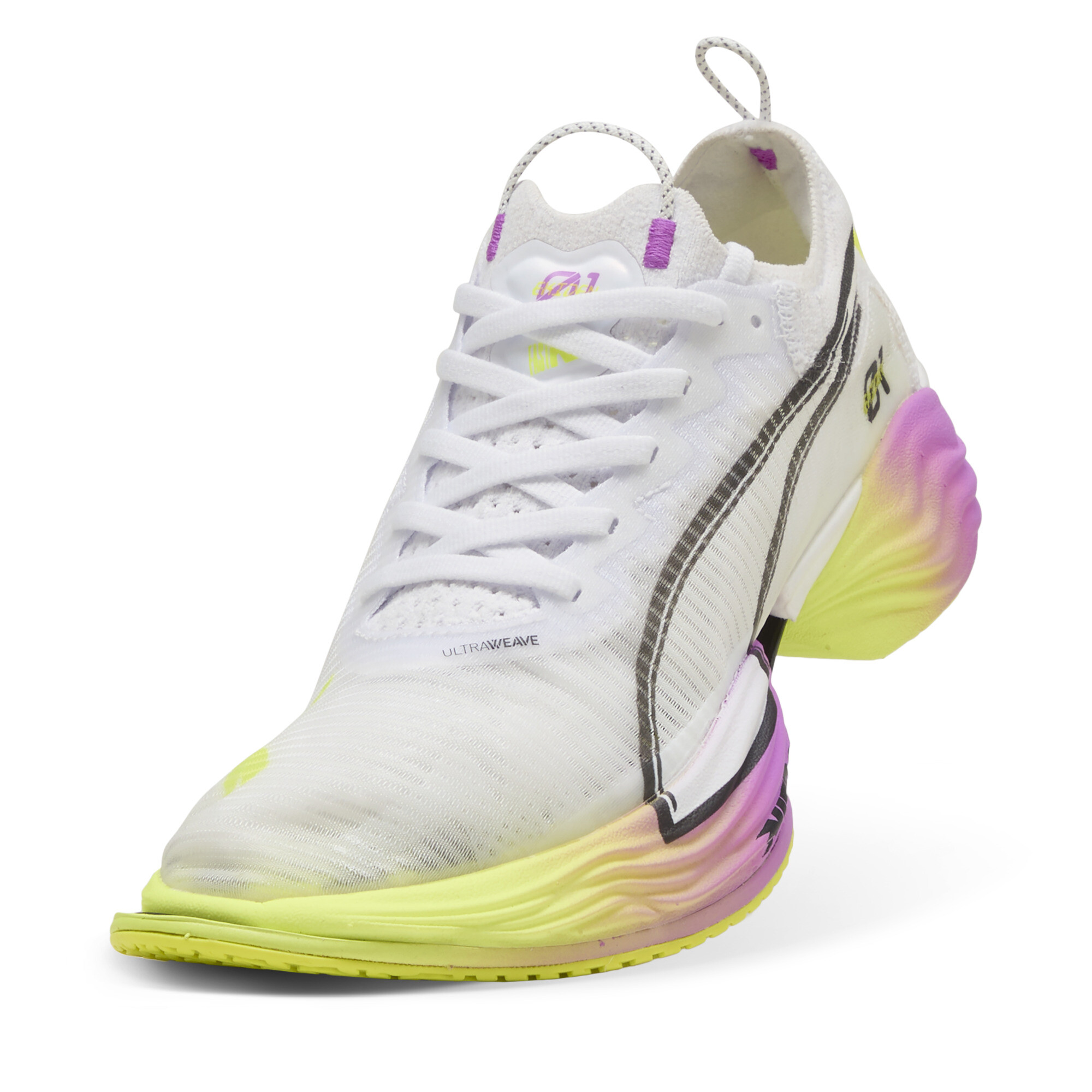 Women's Puma FAST-R NITRO™ Elite 2 Ekiden Glow Running Shoes, White, Size 39, Shoes