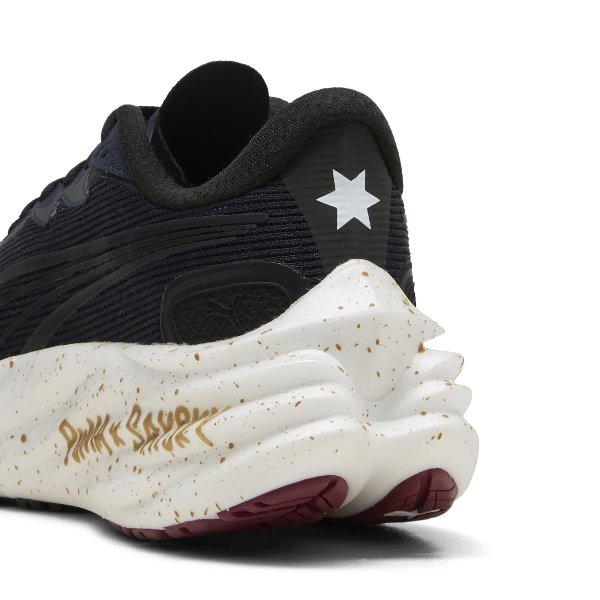 PUMA x SAYSKY Velocity 4 hardloopschoenen voor Dames, Grijs/Rood, Maat 42 thumbnail 6