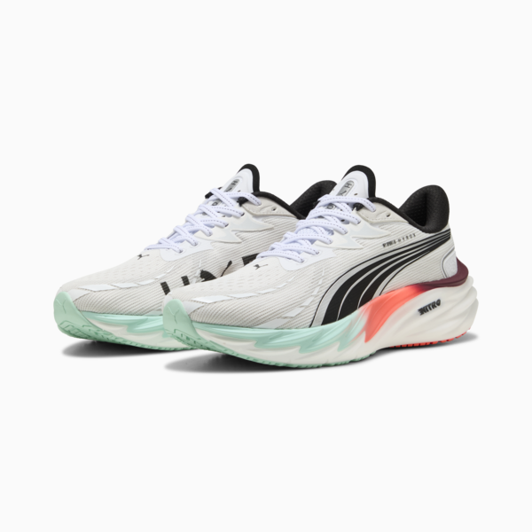 PUMA x HYROX Velocity NITRO™ 4 Running Shoes Men, PUMA White-Mint Melt-Glowing Red, large-ZAF