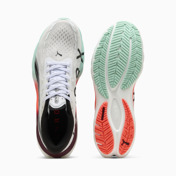 PUMA x HYROX Velocity NITRO™ 4 Running Shoes Men, PUMA White-Mint Melt-Glowing Red, large-ZAF