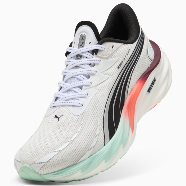 PUMA x HYROX Velocity NITRO™ 4 Running Shoes Men, PUMA White-Mint Melt-Glowing Red, large-ZAF
