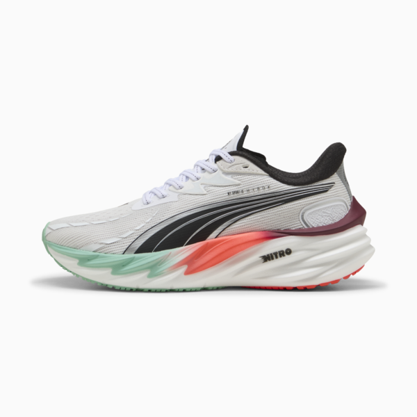 PUMA x HYROX Velocity NITRO™ 4 Running Shoes Women, PUMA White-Mint Melt-Glowing Red, large-ZAF