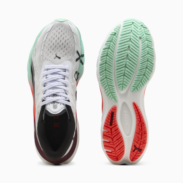 PUMA x HYROX Velocity NITRO™ 4 Running Shoes Women, PUMA White-Mint Melt-Glowing Red, large-ZAF