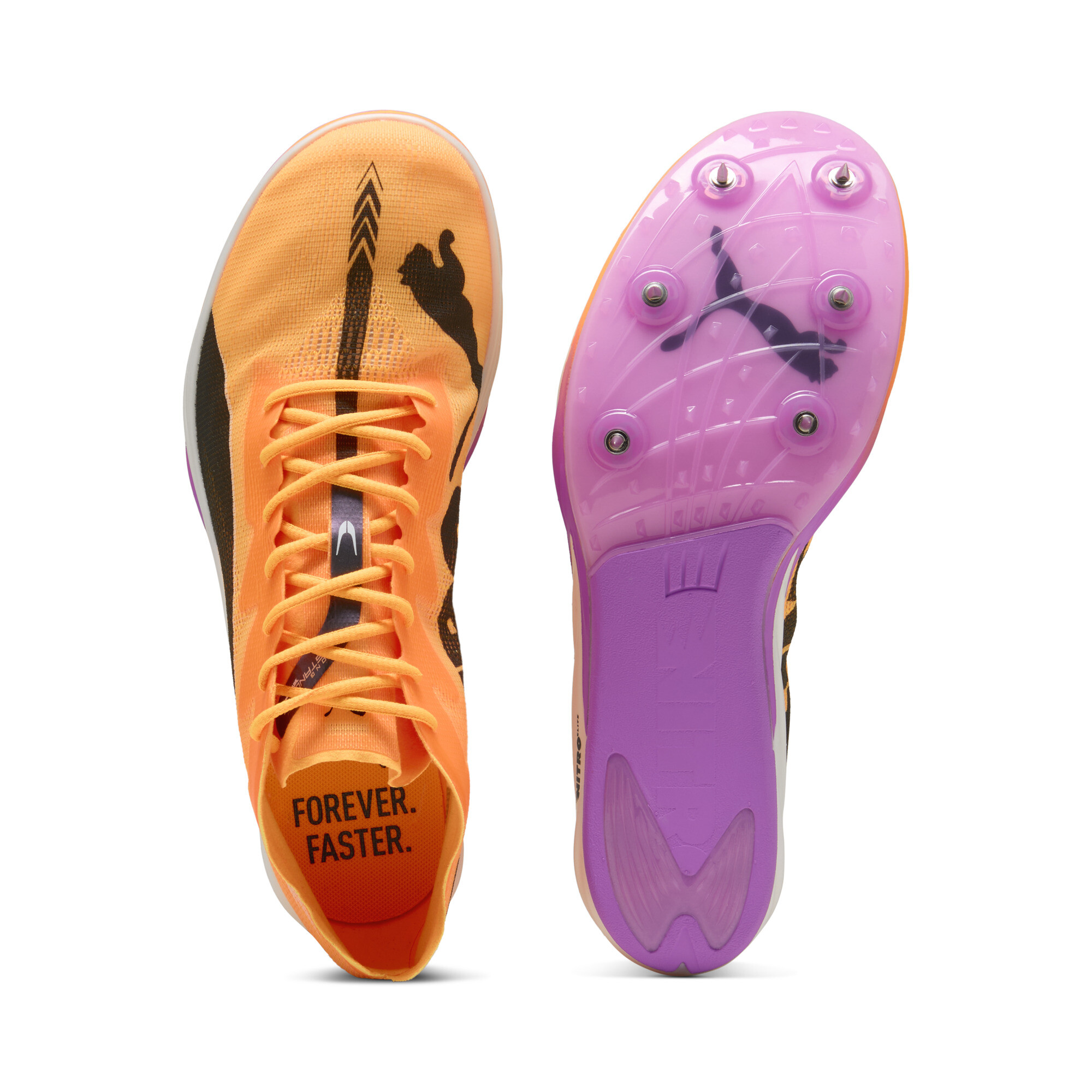 PUMA Long Distance NITROâ¢ Elite 3 Spikes uniseks, Zwart, Maat 46 thumbnail 4