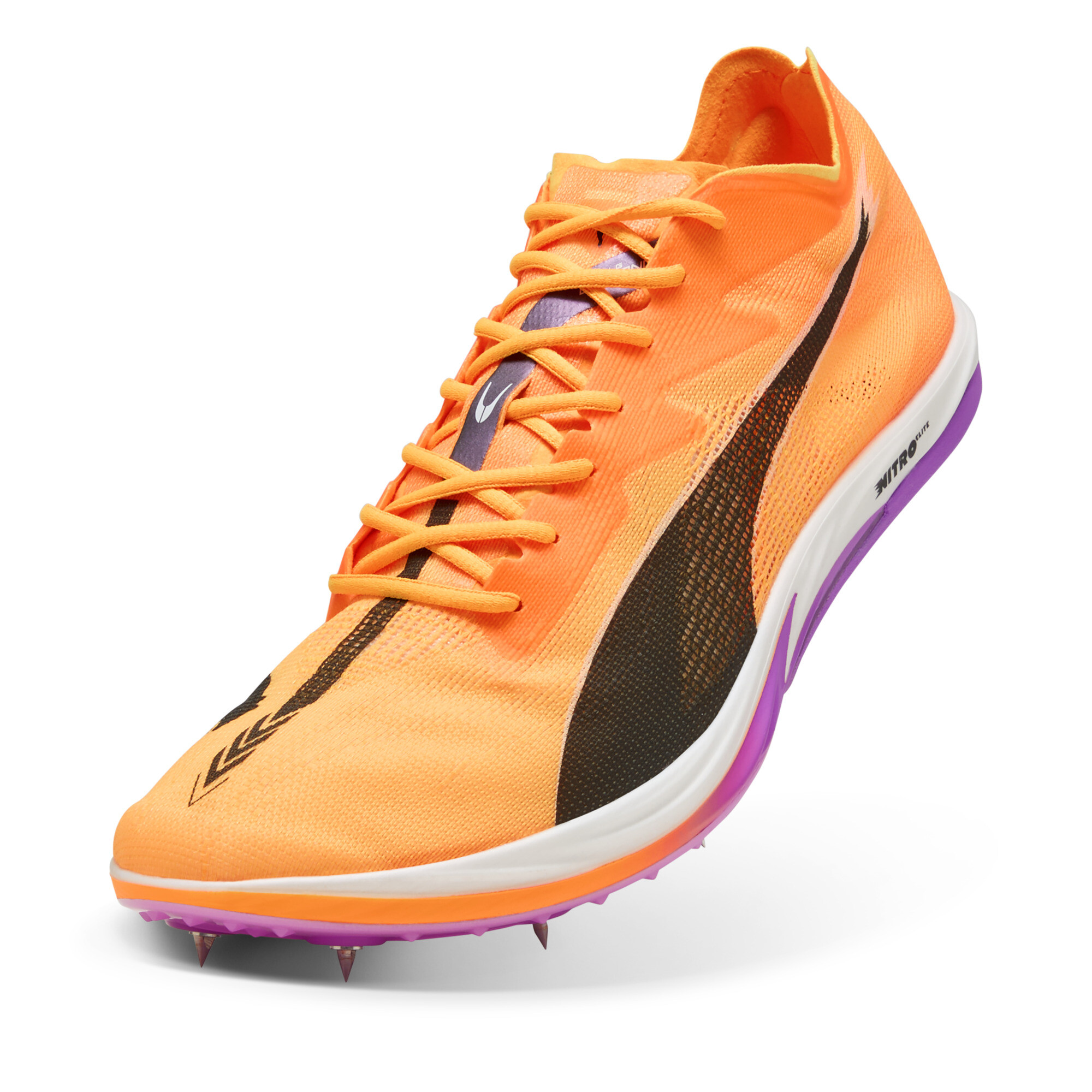 PUMA Long Distance NITROâ¢ Elite 3 Spikes uniseks, Zwart, Maat 46 thumbnail 2