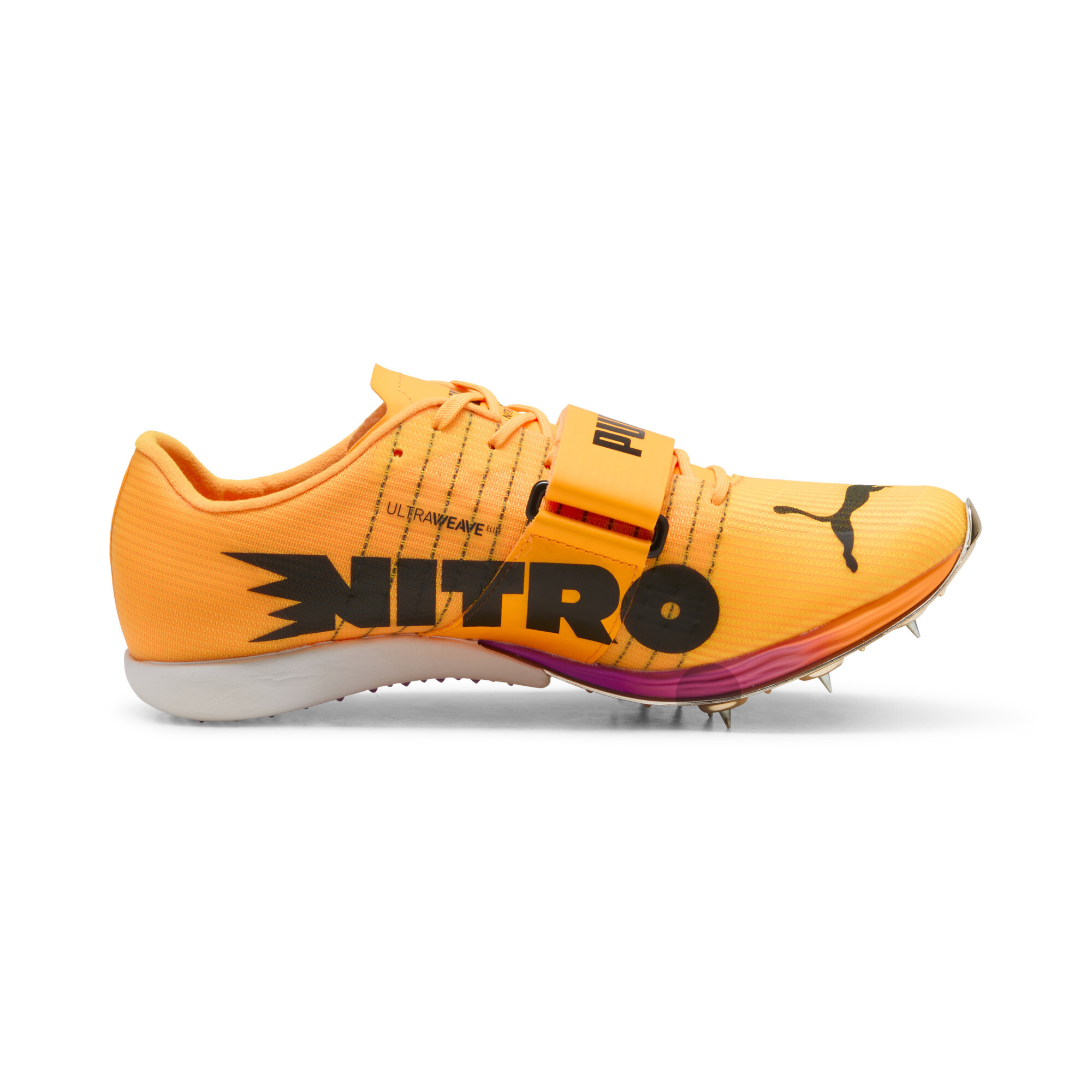 PUMA Long Jump NITROâ¢ Elite 2 Spikes uniseks, Zwart, Maat 45 thumbnail 3