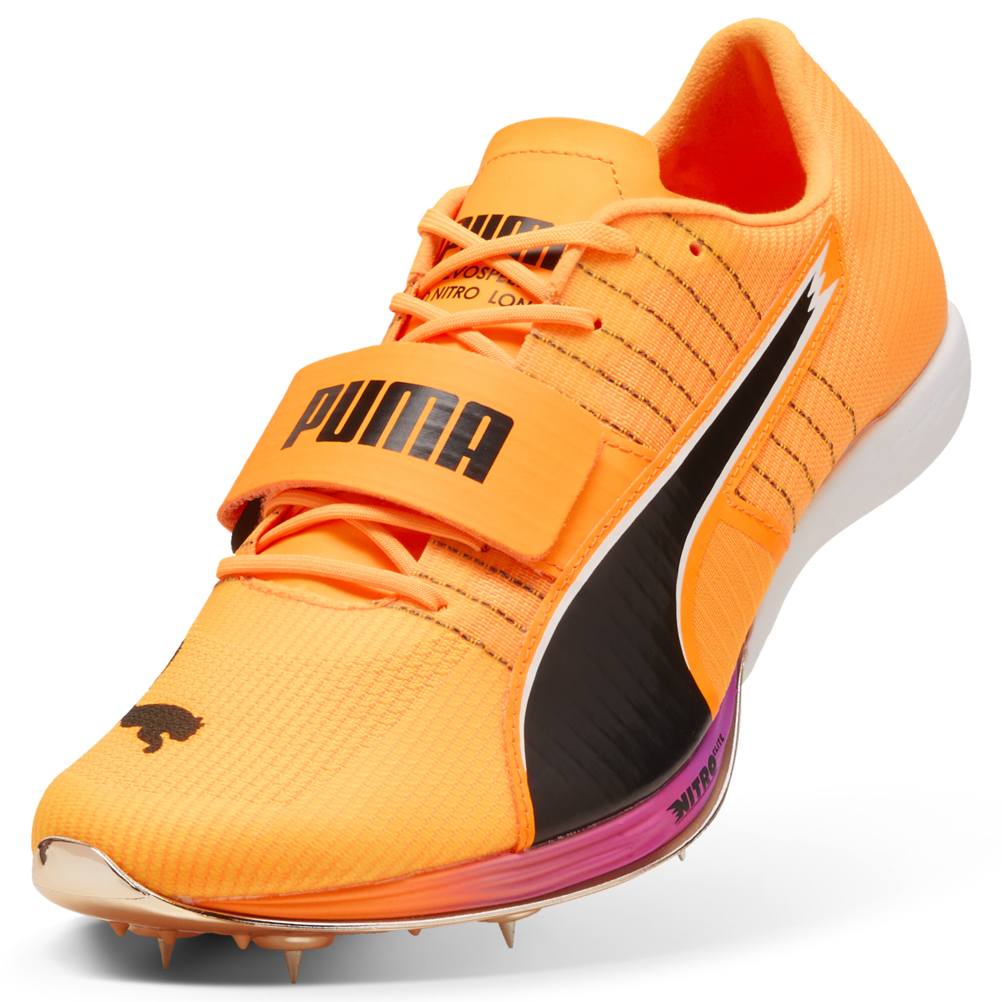 PUMA Long Jump NITROâ¢ Elite 2 Spikes uniseks, Zwart, Maat 45 thumbnail 2