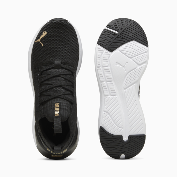 Zapatillas Softride Symmetry Fuzion para mujer., PUMA Black-PUMA Gold, large-ARG