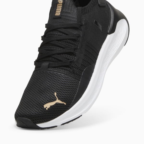 Zapatillas Softride Symmetry Fuzion para mujer., PUMA Black-PUMA Gold, large-ARG