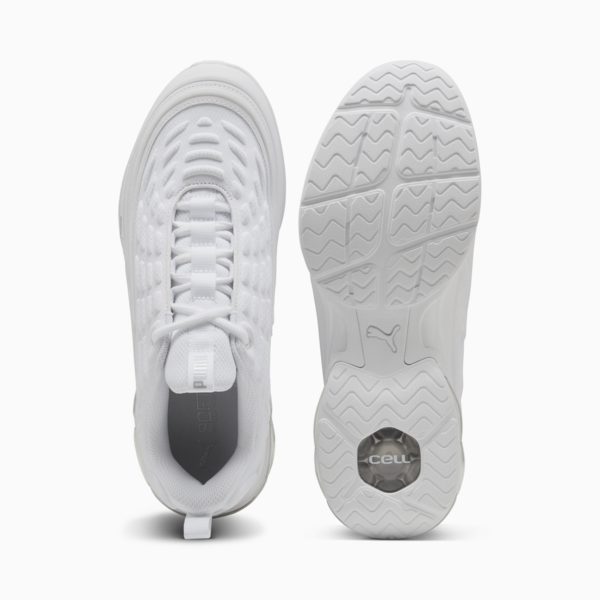Meza Sneakers Unisex, PUMA White-PUMA Silver, large-ZAF