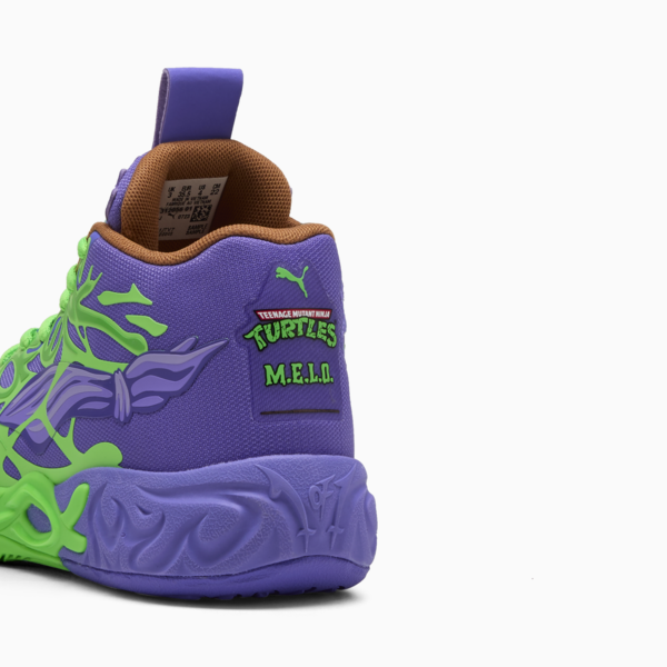 PUMA HOOPS x TMNT MB.04 RD Basketball Shoes Youth, Fluro Green Pes-PUMA Red-Dark Amethyst, large-ZAF