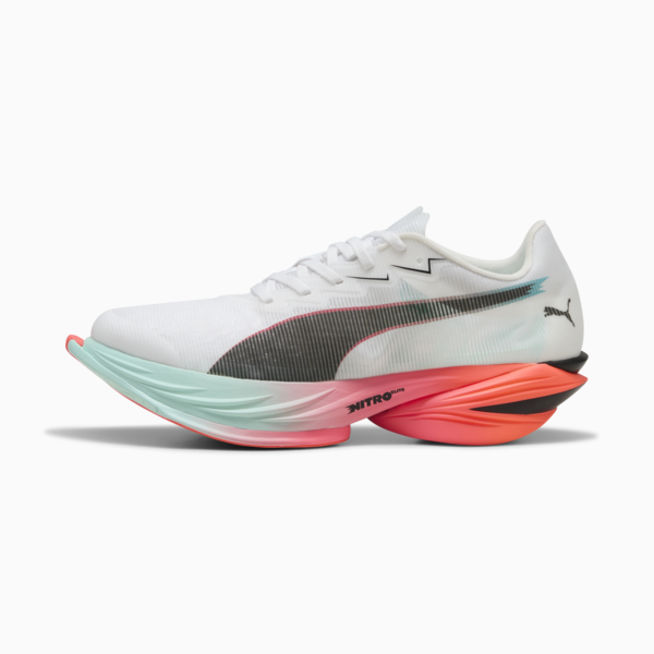 FAST-R NITRO™ Elite 3 Running Shoes Men, PUMA White-Glowing Red-Mint Melt, large-MEX