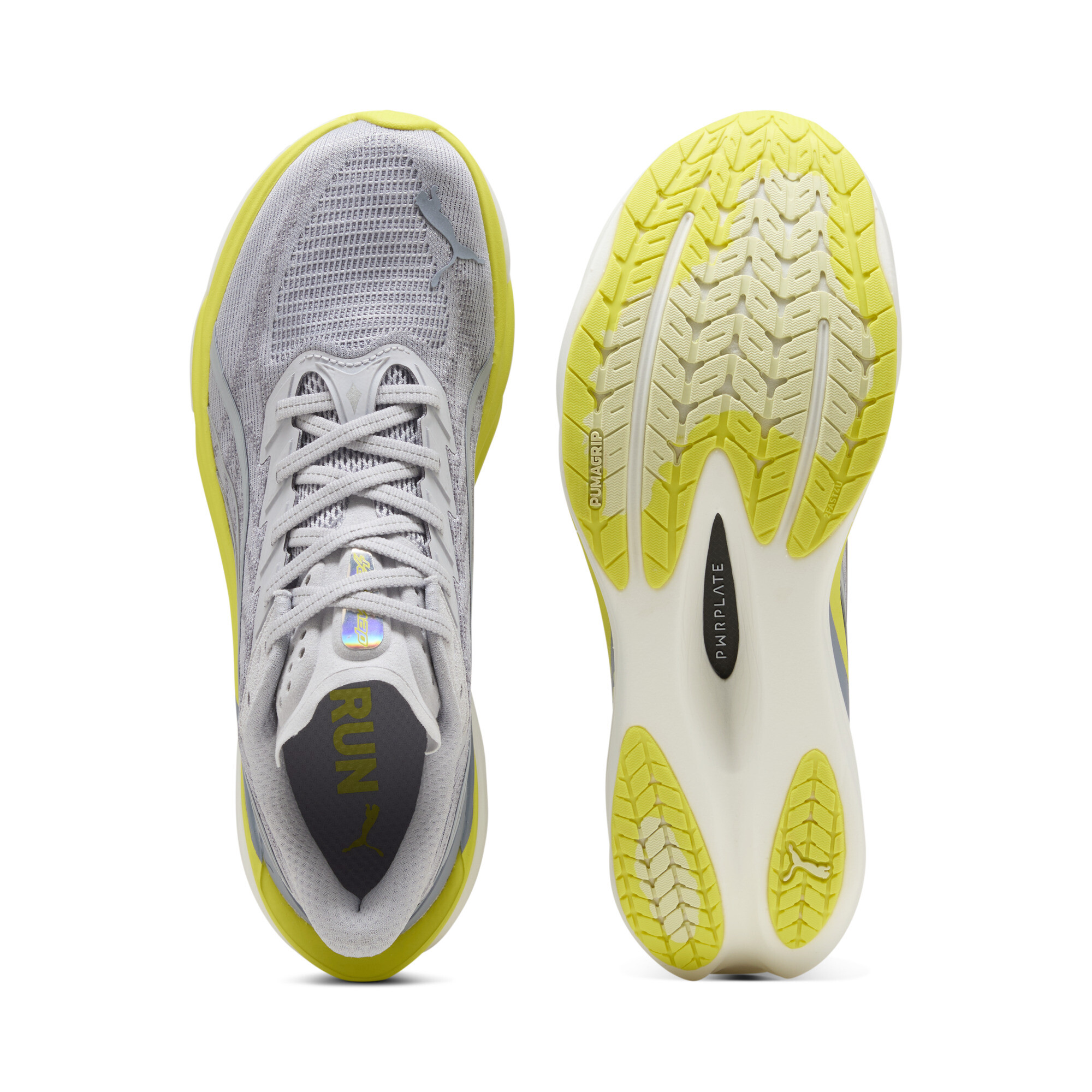 PUMA Deviate NITRO™ 4 hardloopschoenen voor Heren, Groen/Zilver, Maat 52 thumbnail 4