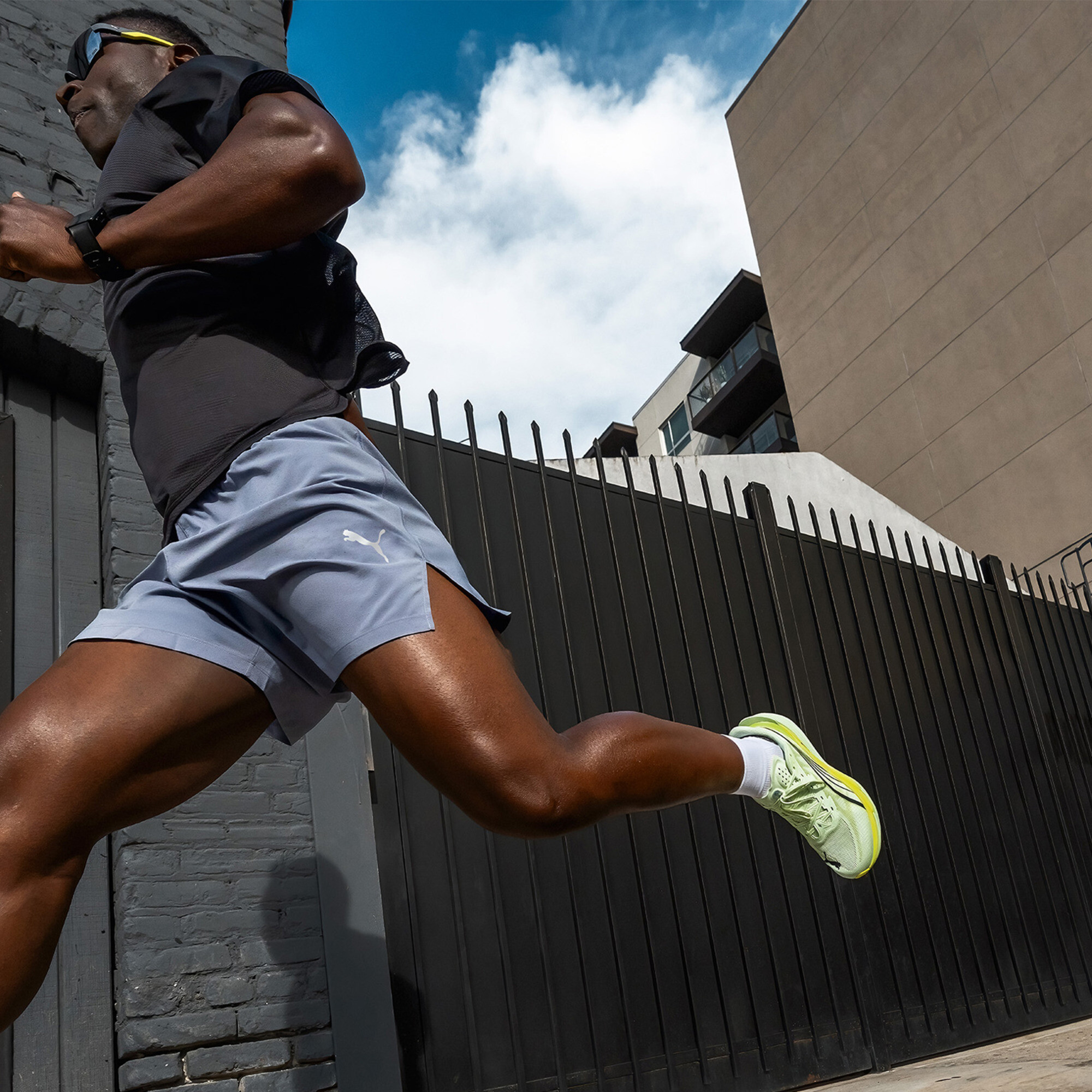 PUMA Deviate NITRO™ 4 hardloopschoenen voor Heren, Groen, Maat 40,5 thumbnail 2