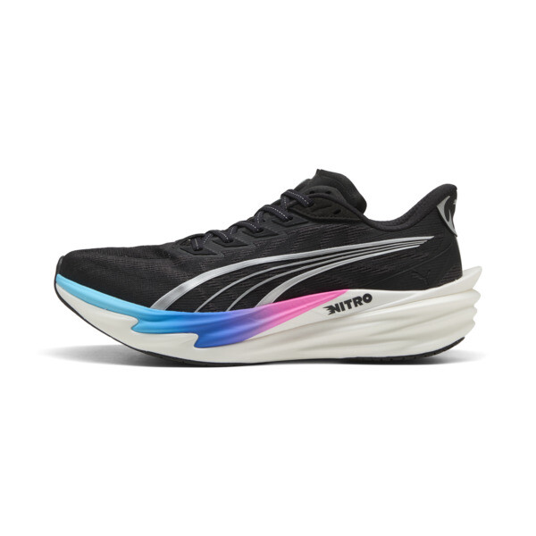 Zapatillas de running PUMA Deviate NITRO™ 4 para Hombre En Negro/Flat Dark Gris/Silver