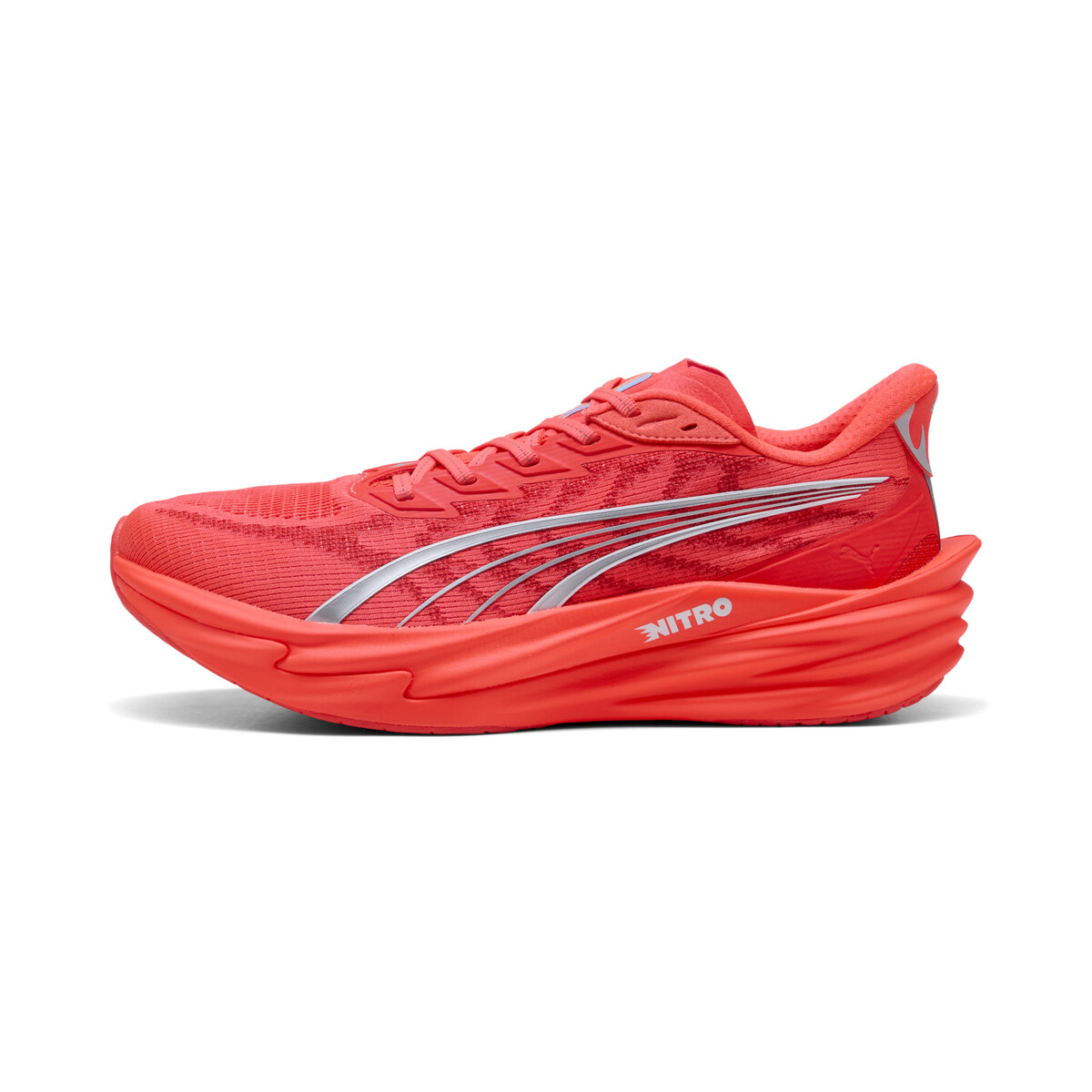 Deviate NITRO™ 4 Running Shoes Men in Ultra Red/Silver by PUMA, UK 9
