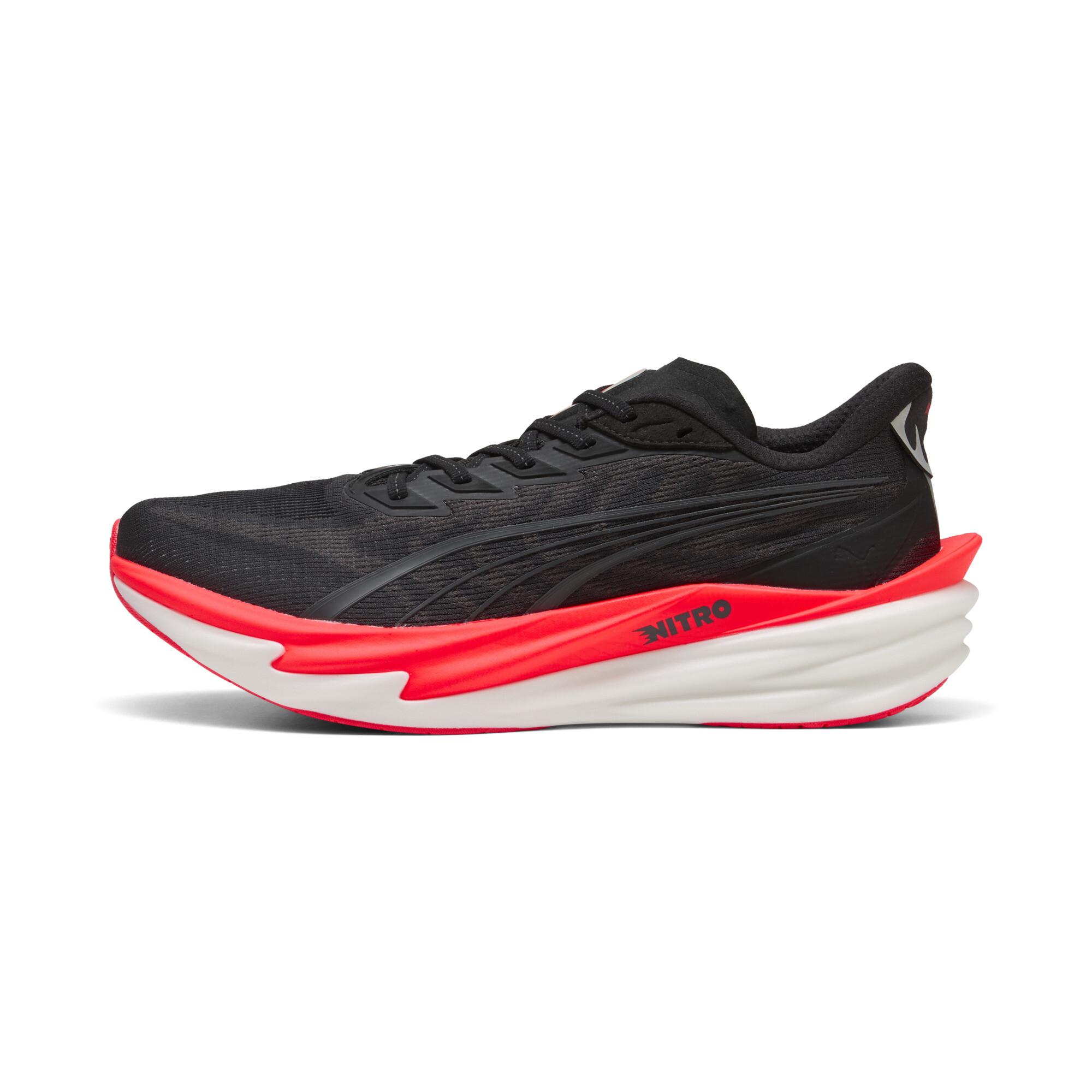 PUMA Deviate NITRO™ 4 Men's Road Running Shoes in Black, Size 13