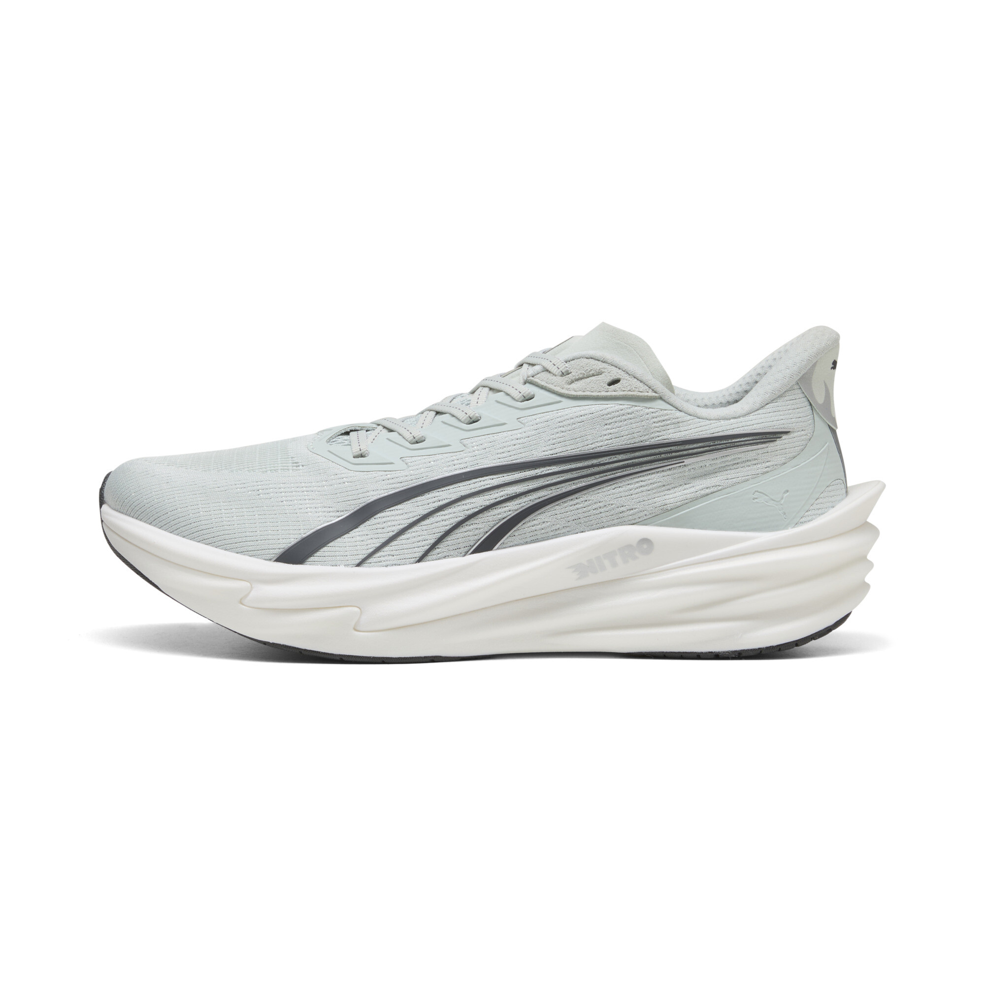 PUMA Deviate NITRO™ 4 Men's Road Running Shoes in Green, Size 14