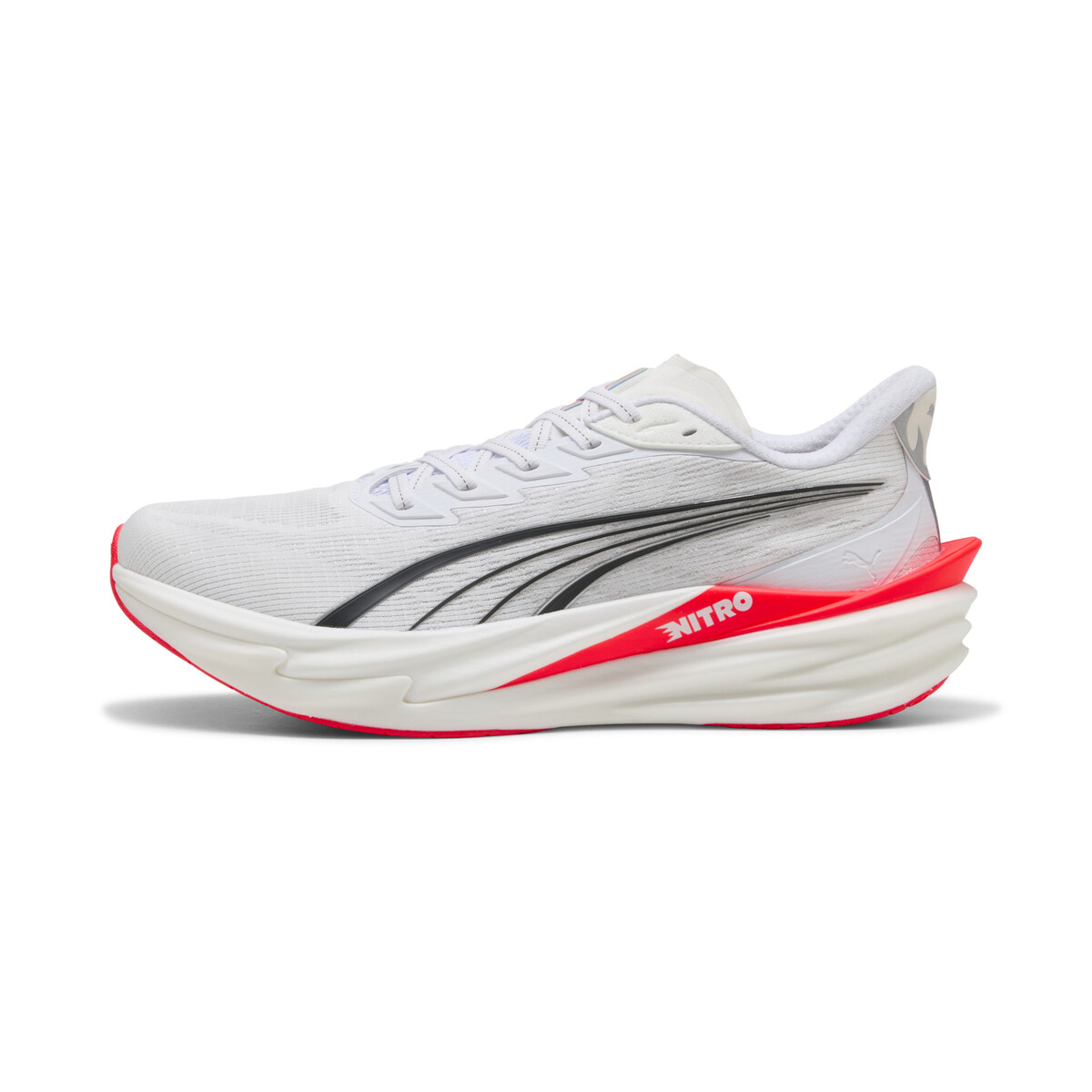 Deviate NITRO™ 4 Running Shoes Men in White/Ultra Red by PUMA, UK 9.5