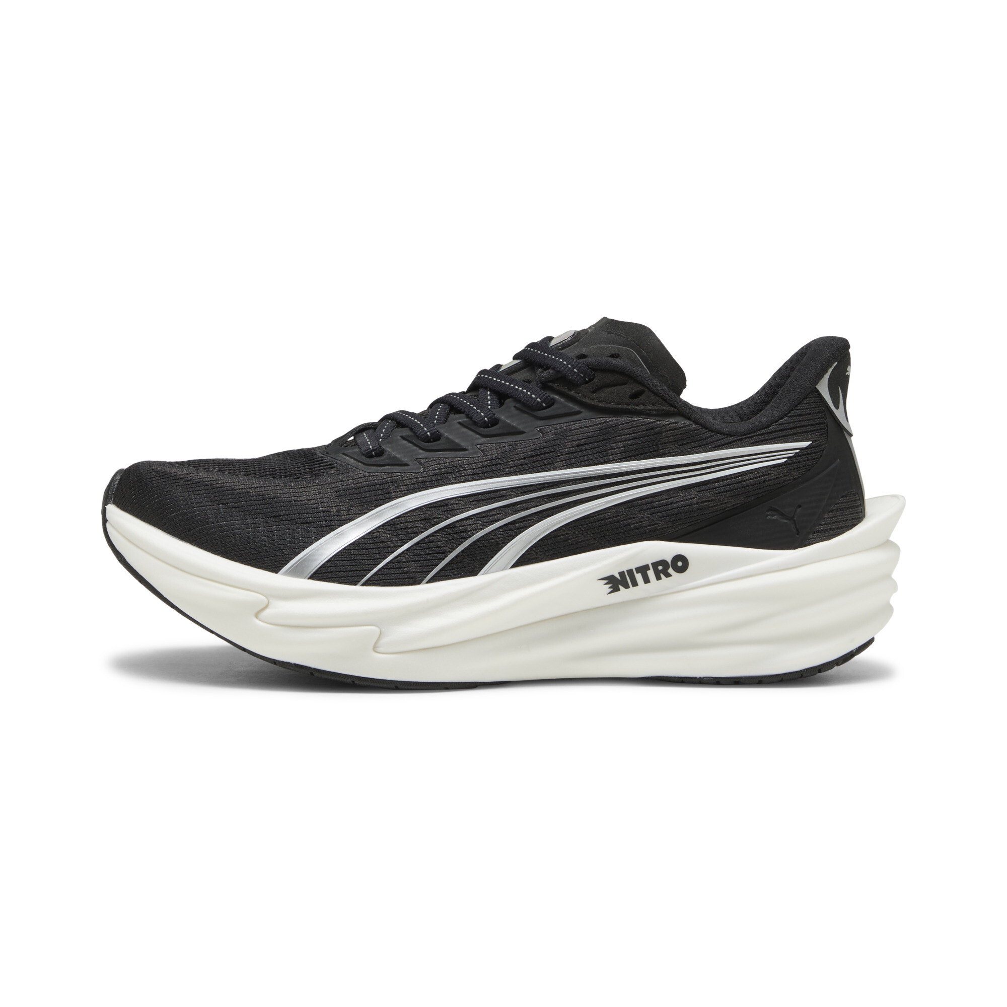 PUMA Deviate NITROâ¢ 4 Women's Road Running Shoes in Black - 312124_01