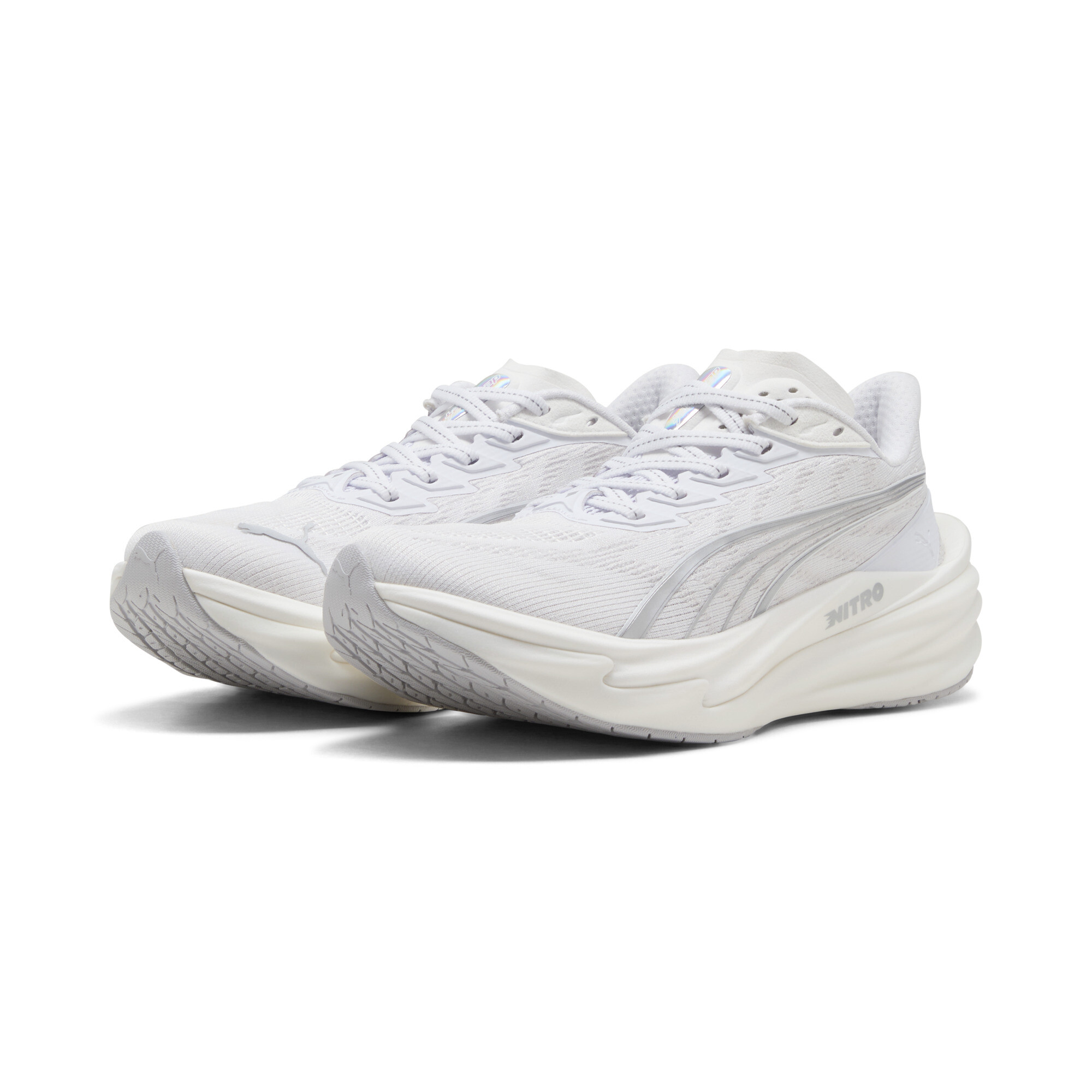 PUMA Deviate NITRO™ 4 hardloopschoenen voor Dames, Grijs/Wit, Maat 35,5 thumbnail 6