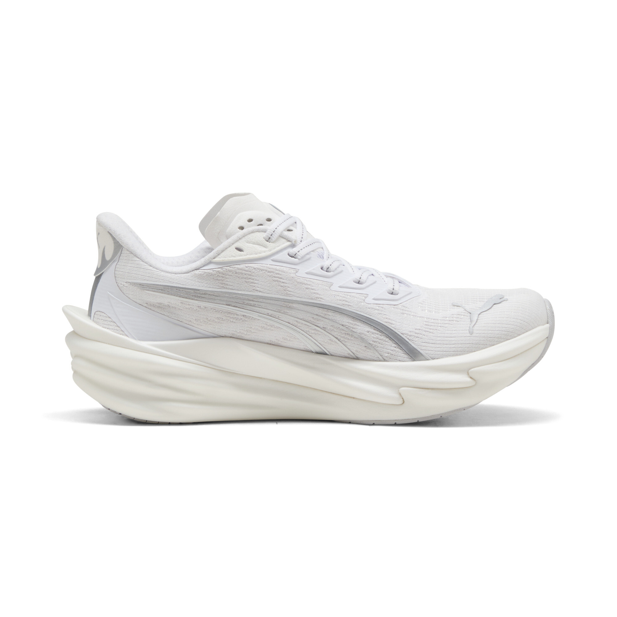 PUMA Deviate NITRO™ 4 hardloopschoenen voor Dames, Grijs/Wit, Maat 35,5 thumbnail 3