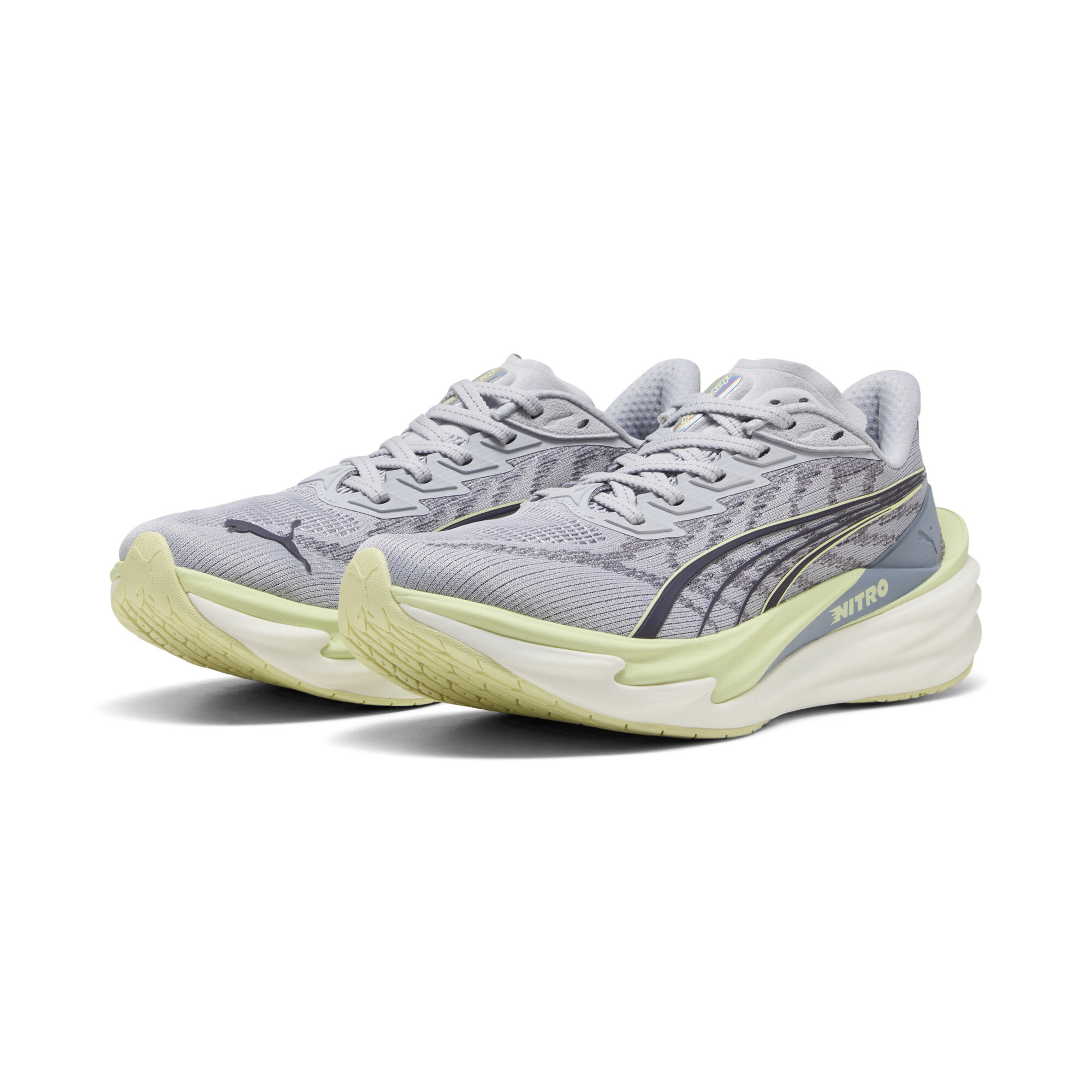 PUMA Deviate NITRO™ 4 hardloopschoenen voor Dames, Zilver, Maat 38 thumbnail 6