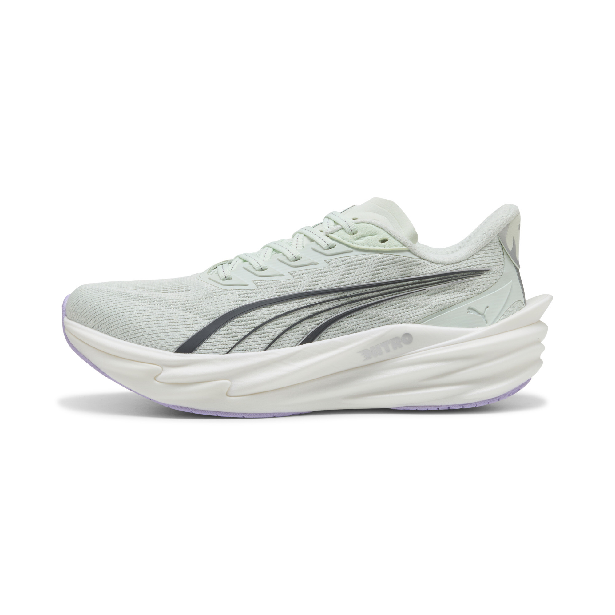 PUMA Deviate NITRO™ 4 Women's Road Running Shoes in Green, Size 6