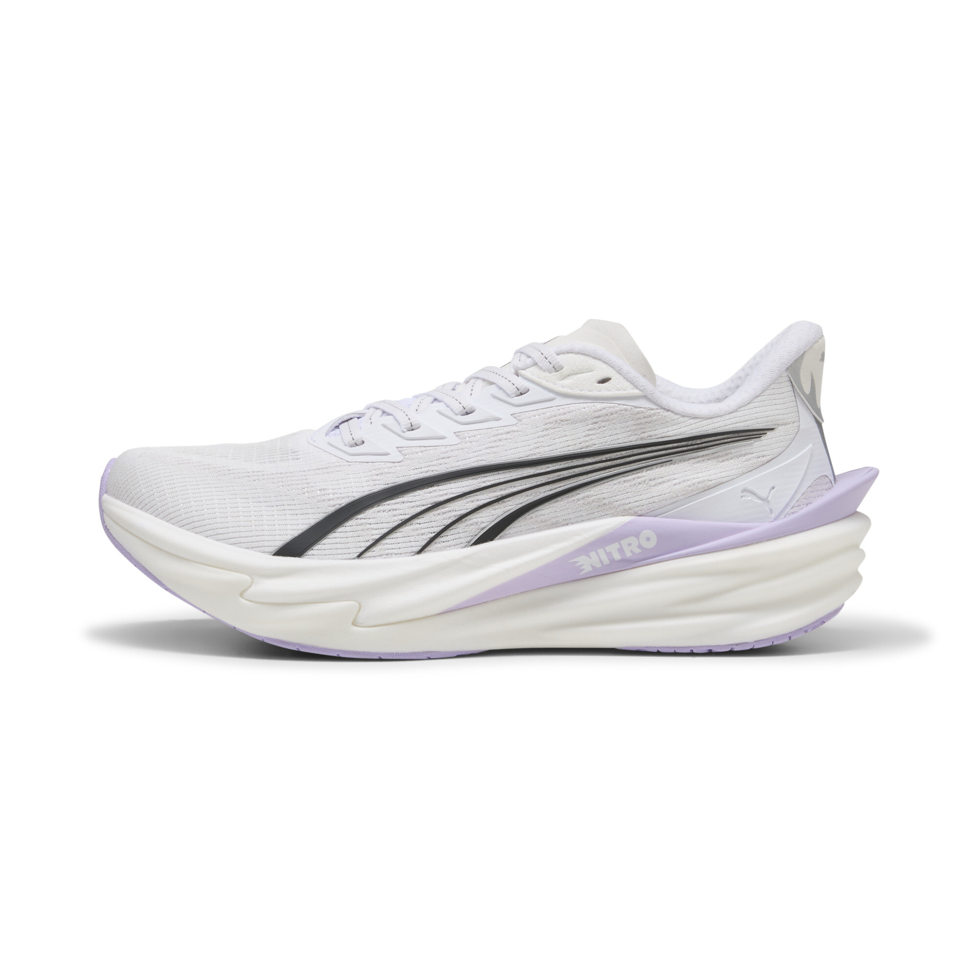 PUMA Deviate NITRO™ 4 Women's Road Running Shoes in White, Size 9