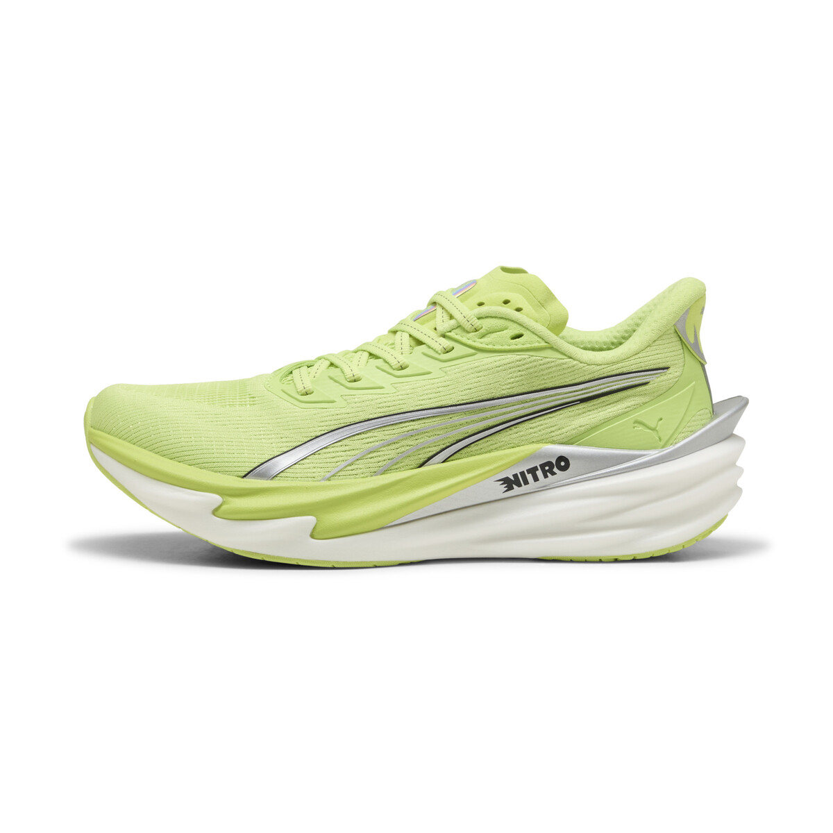 Deviate NITRO™ 4 Running Shoes Women in Sunny Lime/Silver by PUMA, UK 6