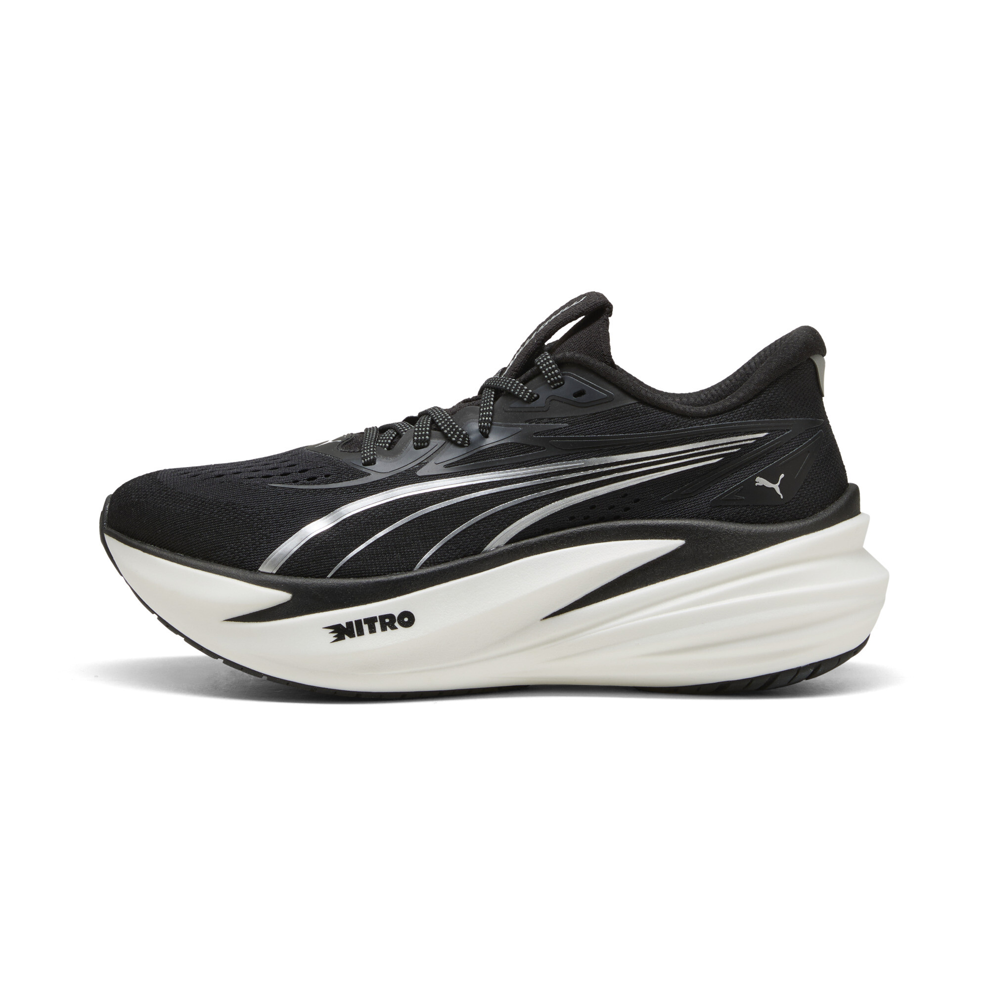 PUMA MagMax NITROâ¢ 2 hardloopschoenen voor Heren, Zwart/Wit, Maat 47