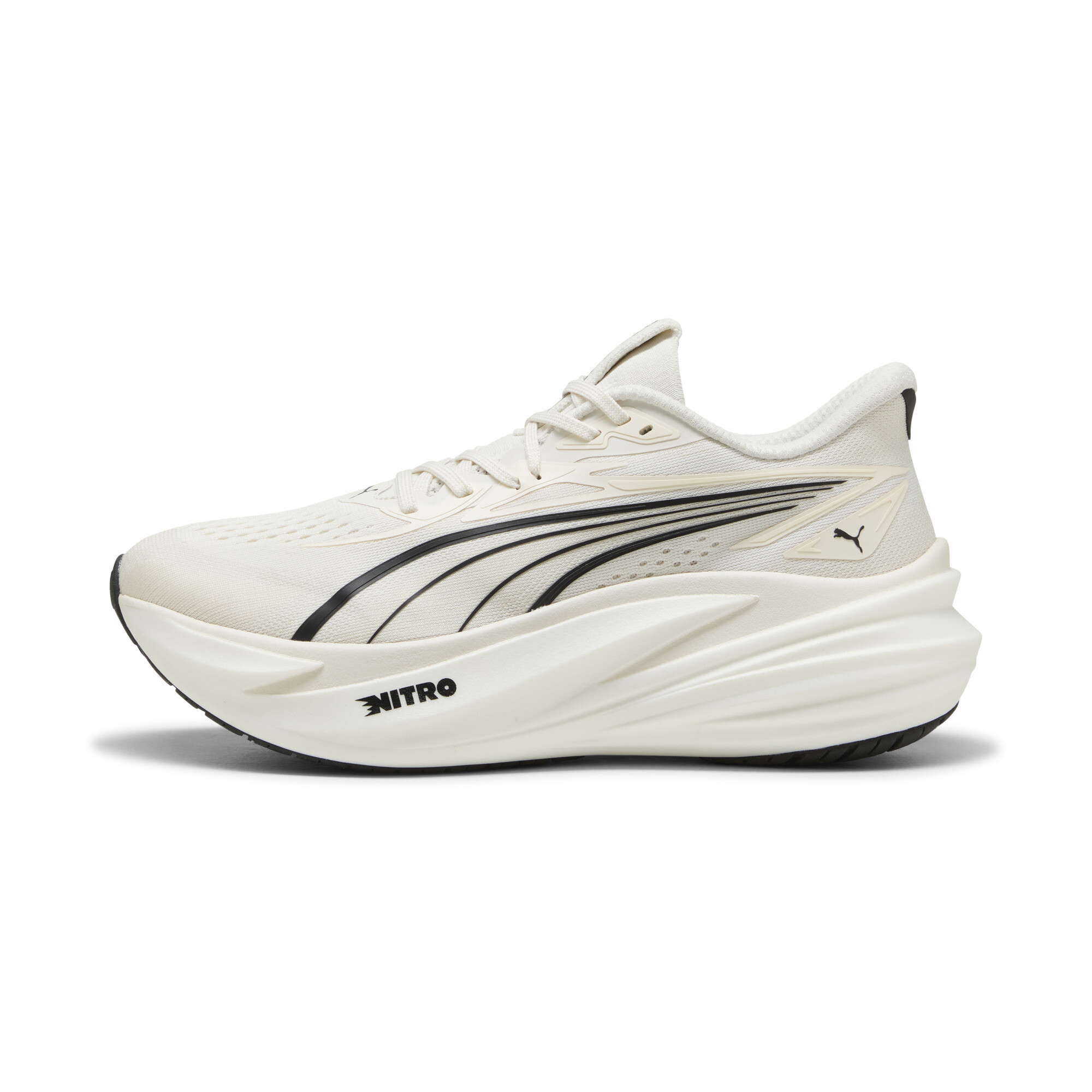 PUMA MagMax NITRO™ 2 hardloopschoenen voor Heren, Zwart/Wit, Maat 39