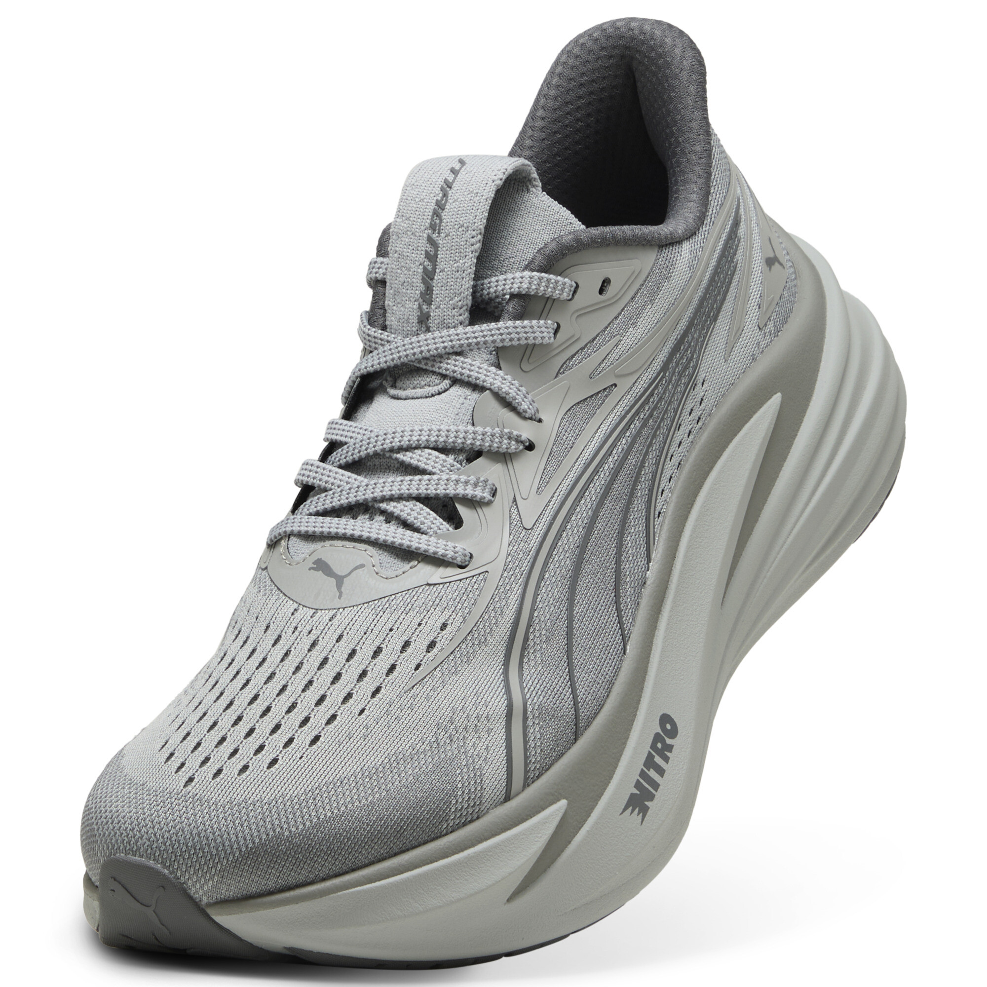 PUMA MagMax NITROâ¢ 2 hardloopschoenen voor Heren, Grijs, Maat 44,5 thumbnail 2