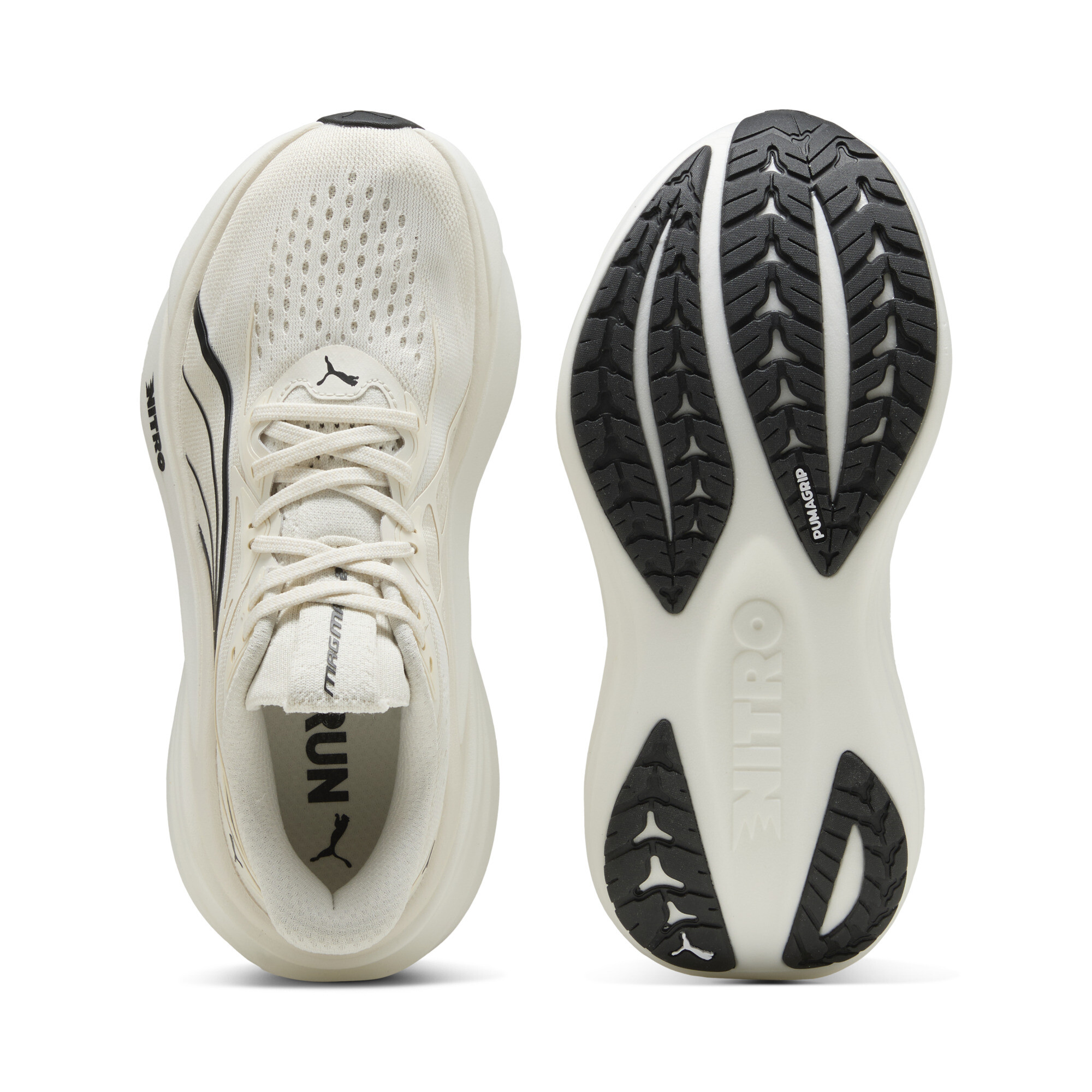 PUMA MagMax NITRO™ 2 hardloopschoenen voor Dames, Zwart/Wit, Maat 42,5 thumbnail 5