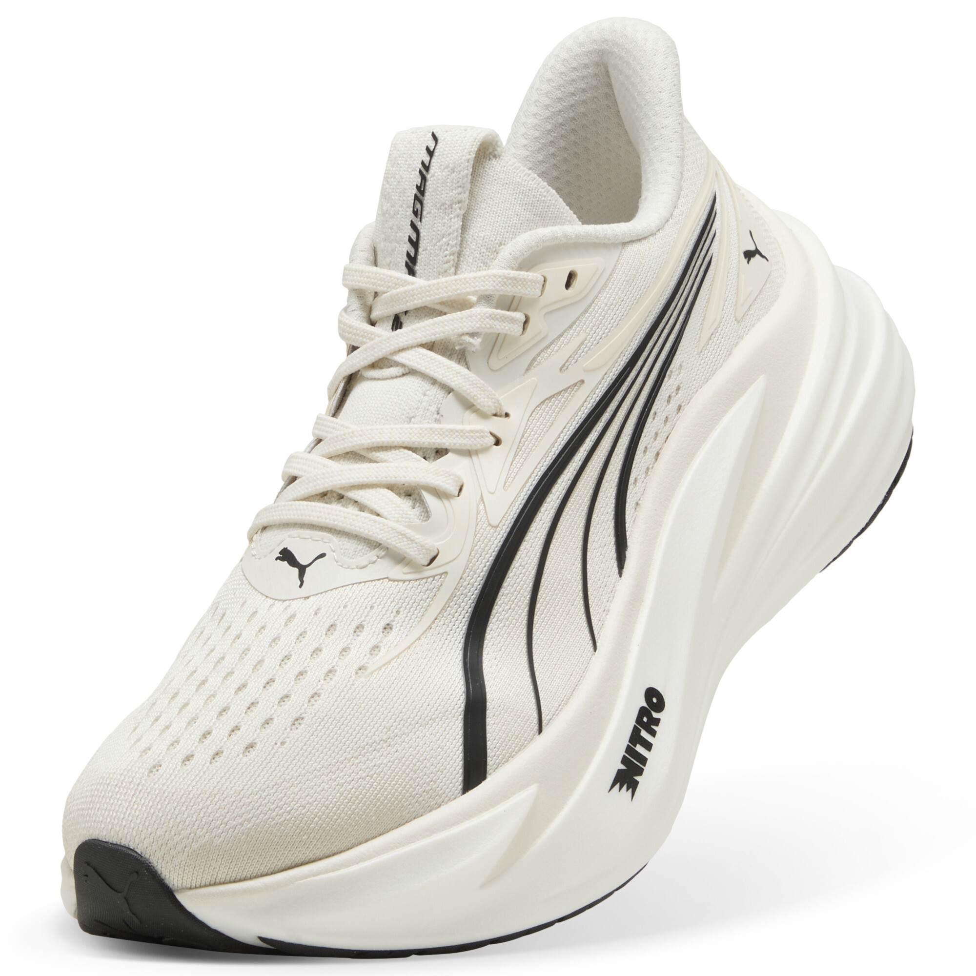 PUMA MagMax NITRO™ 2 hardloopschoenen voor Dames, Zwart/Wit, Maat 42,5 thumbnail 3