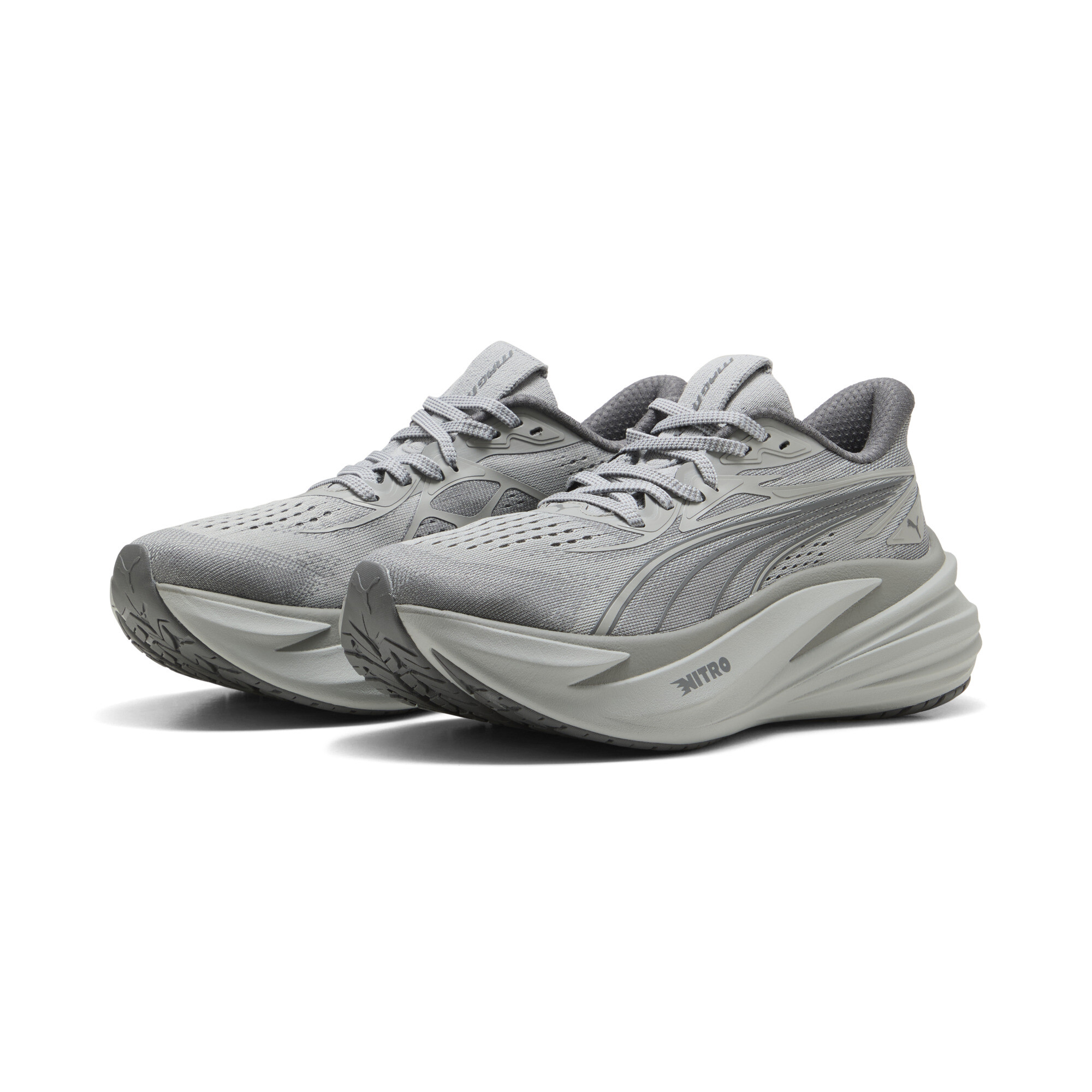 PUMA MagMax NITROâ¢ 2 hardloopschoenen voor Dames, Grijs, Maat 39 thumbnail 6