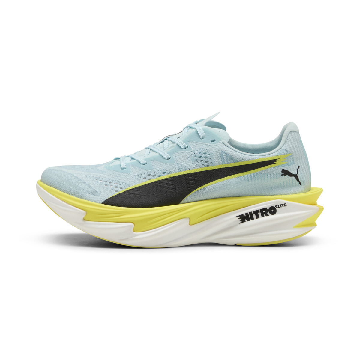 Deviate NITRO™ Elite 4 Running Shoes Women in Fresh Water/Lemon Crush Black by PUMA, UK 5