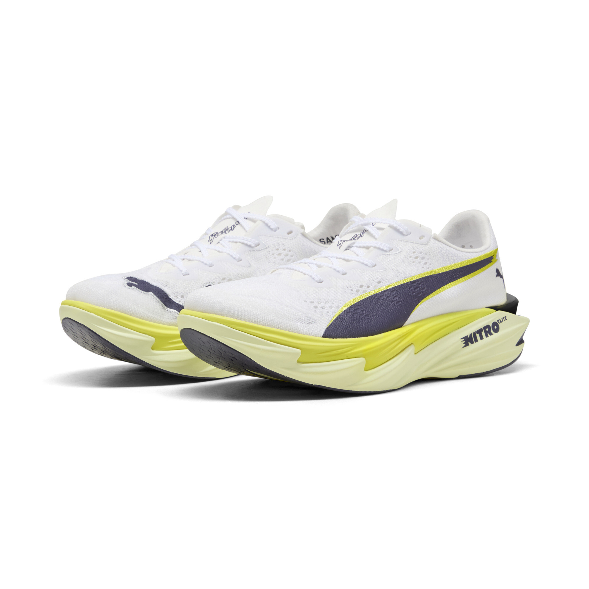 PUMA Deviate NITRO™ Elite 4 hardloopschoenen voor Dames, Groen/Wit, Maat 40,5 thumbnail 7