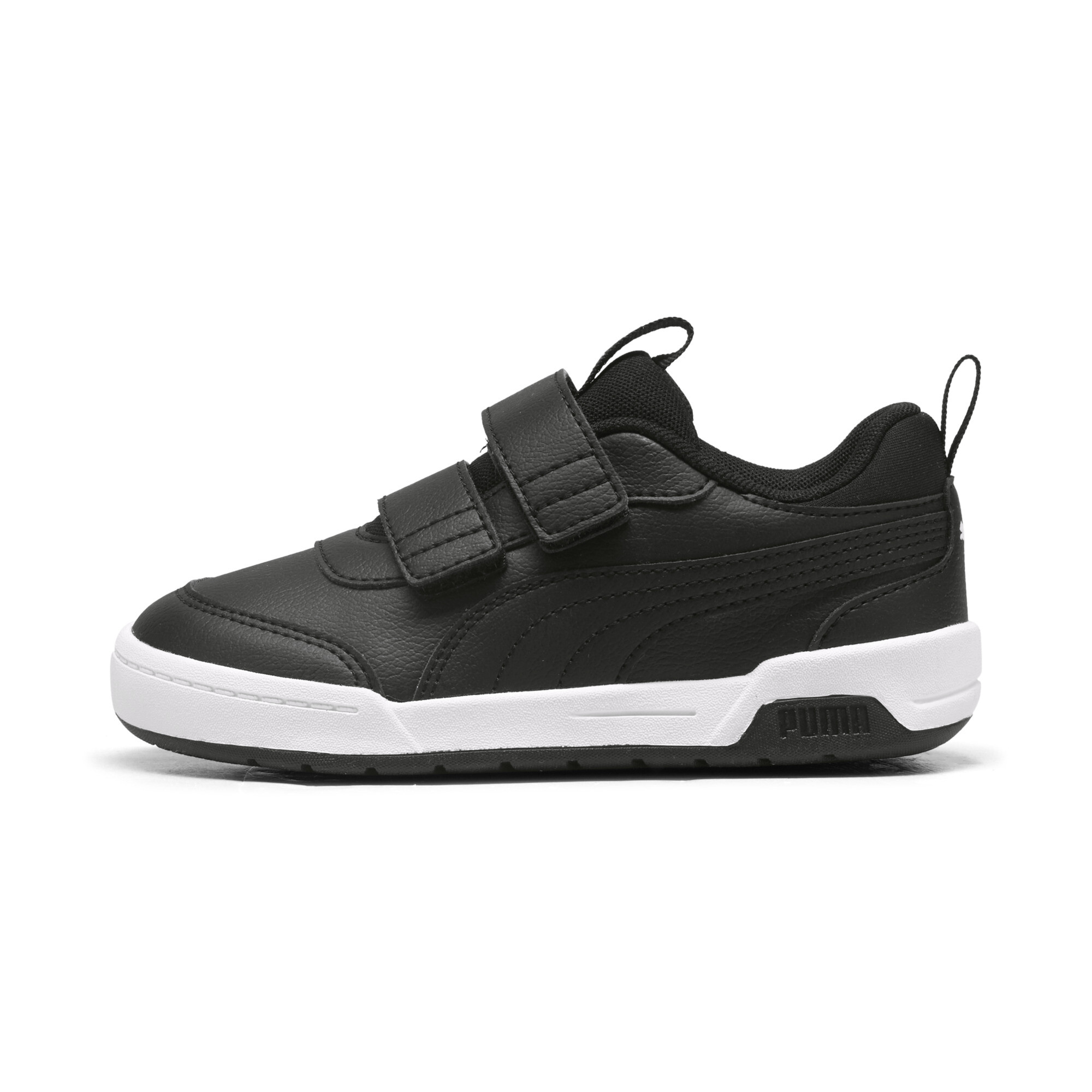 PUMA Multiflex 2 Little Kids' Easy On Sneakers in Black, Size 1