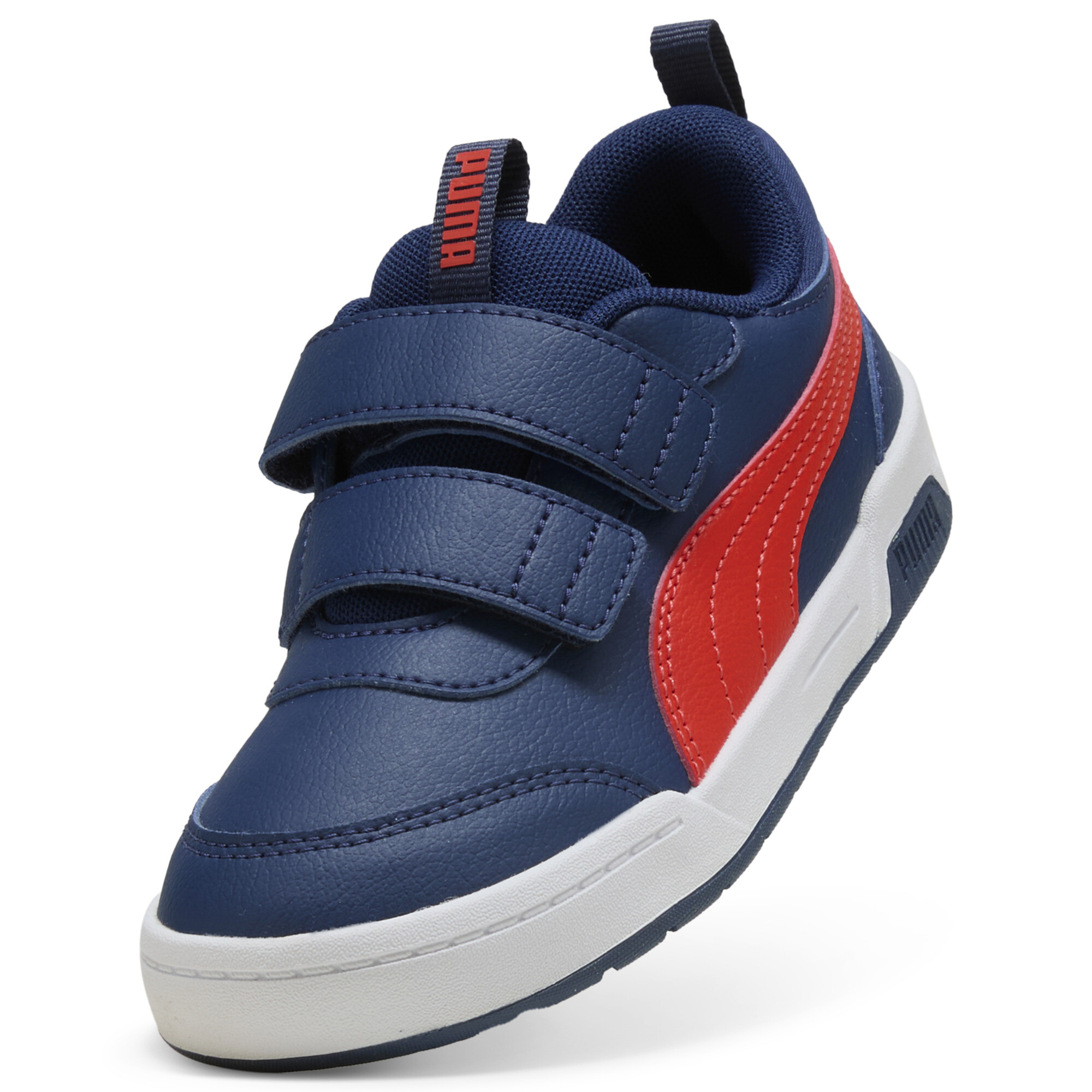 PUMA Multiflex 2 sneakers, Blauw/Rood, Maat 34,5 thumbnail 2
