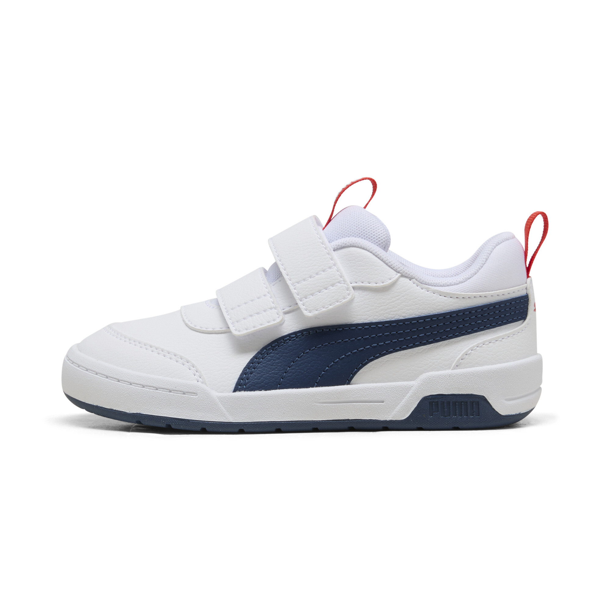 PUMA Multiflex 2 Little Kids' Easy On Sneakers in White, Size 1.5