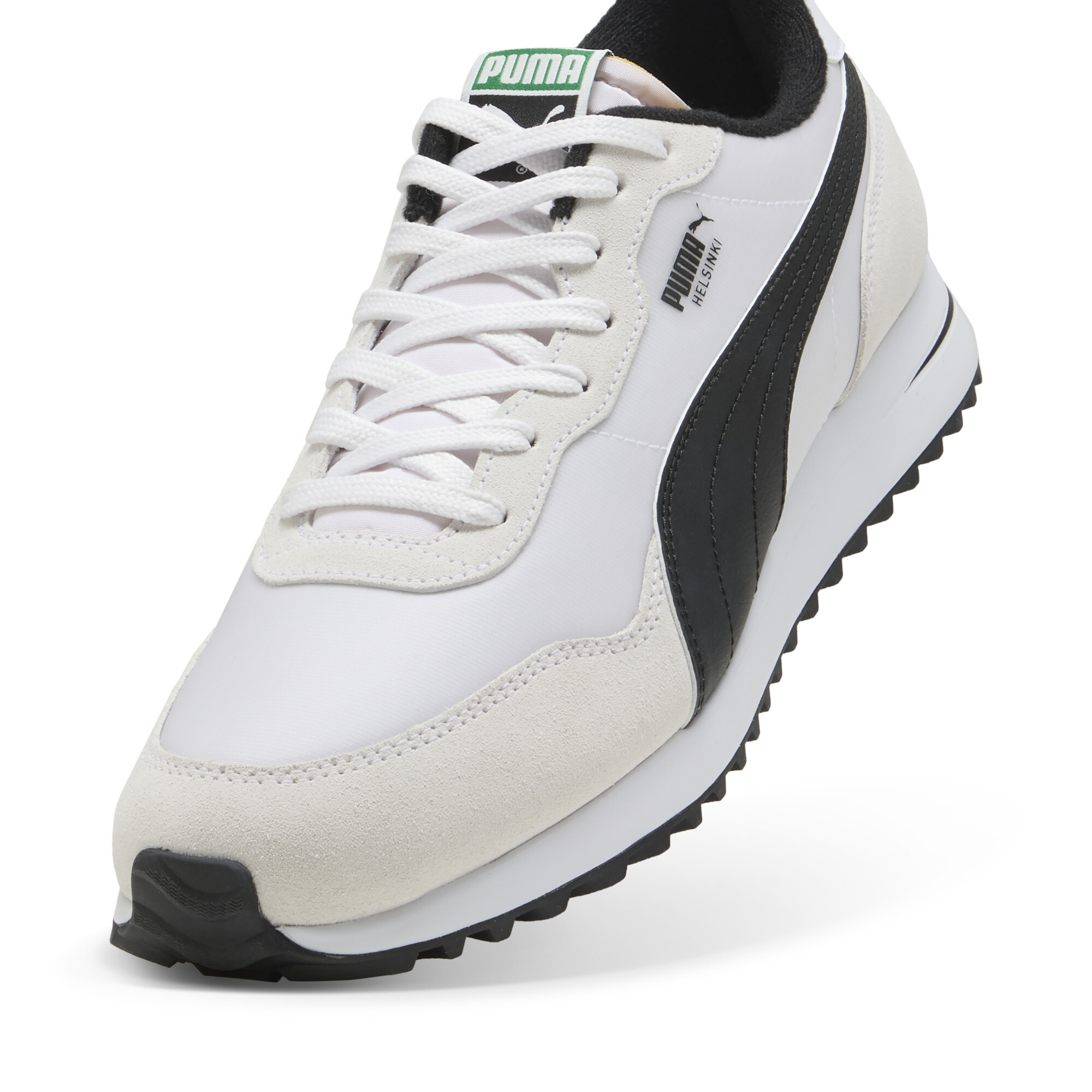 PUMA Helsinki golfschoenen uniseks voor Heren, Zwart/Wit, Maat 41 thumbnail 2